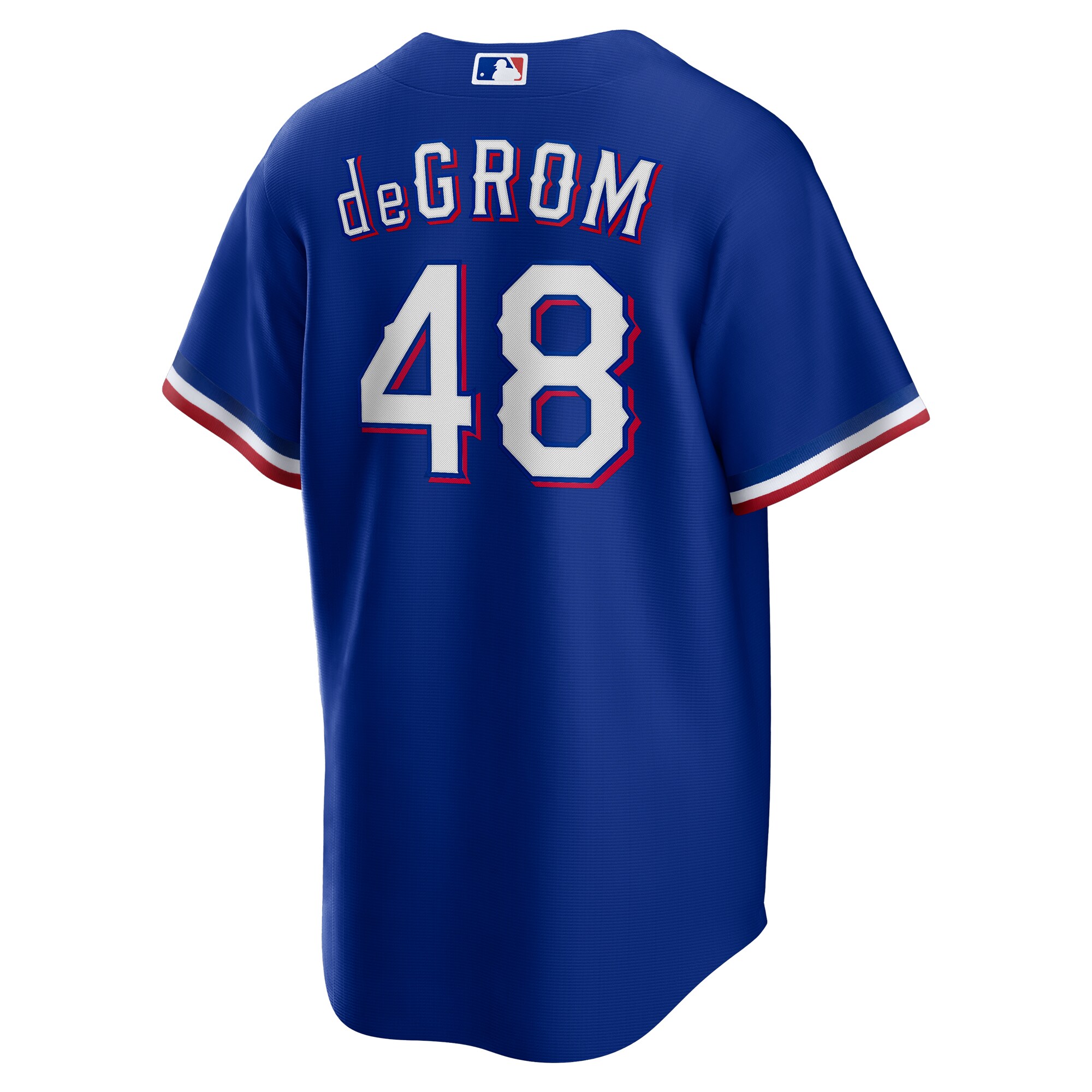 Jacob deGrom Texas Rangers  Away Replica Player Jersey - Royal