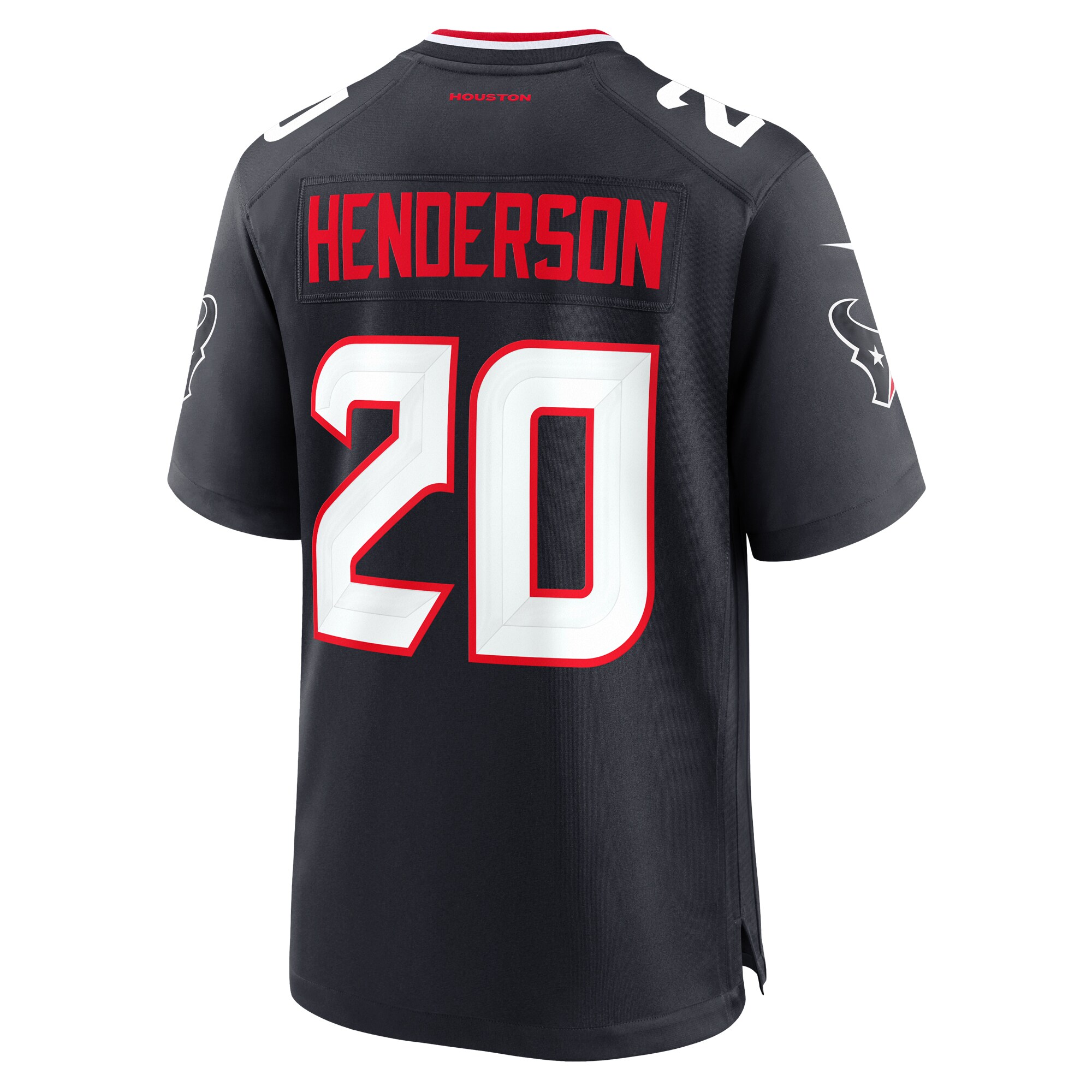 C.J. Henderson Houston Texans  Team Game Jersey -  Navy