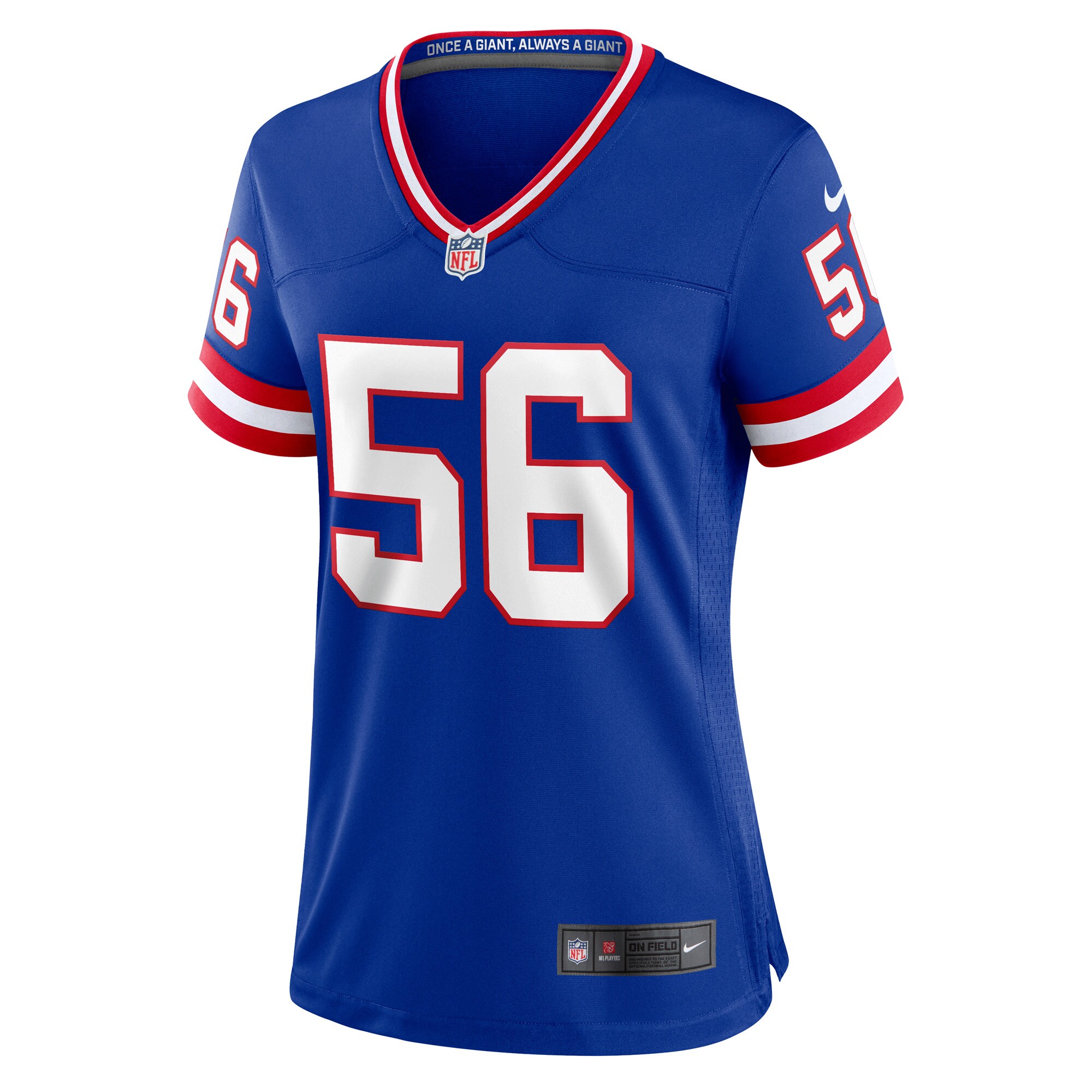 Lawrence Taylor New York Giants  Women's Classic Retired Player Game Jersey - Royal