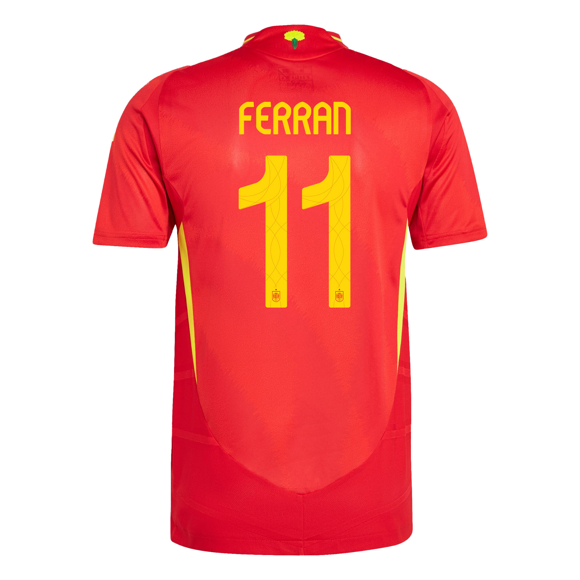 Ferran Torres 11 Spain National Team 2024 Home Men Jersey - Red