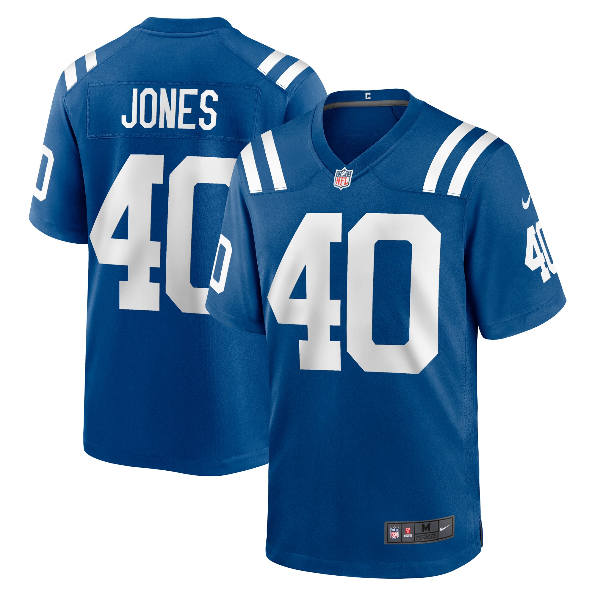 Jaylon Jones Indianapolis Colts  Team Game Jersey -  Royal