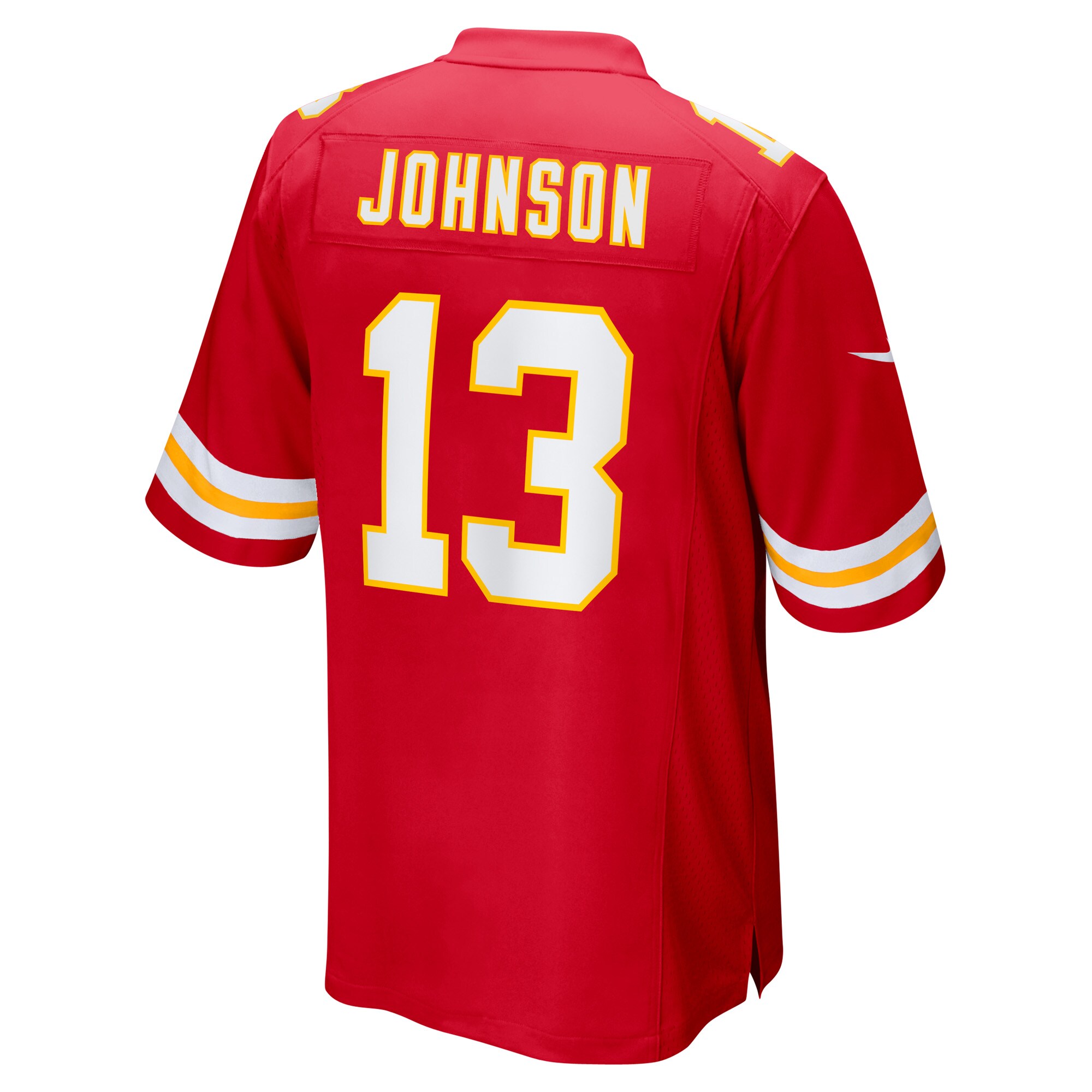 Nazeeh Johnson Kansas City Chiefs  Game Player Jersey - Red