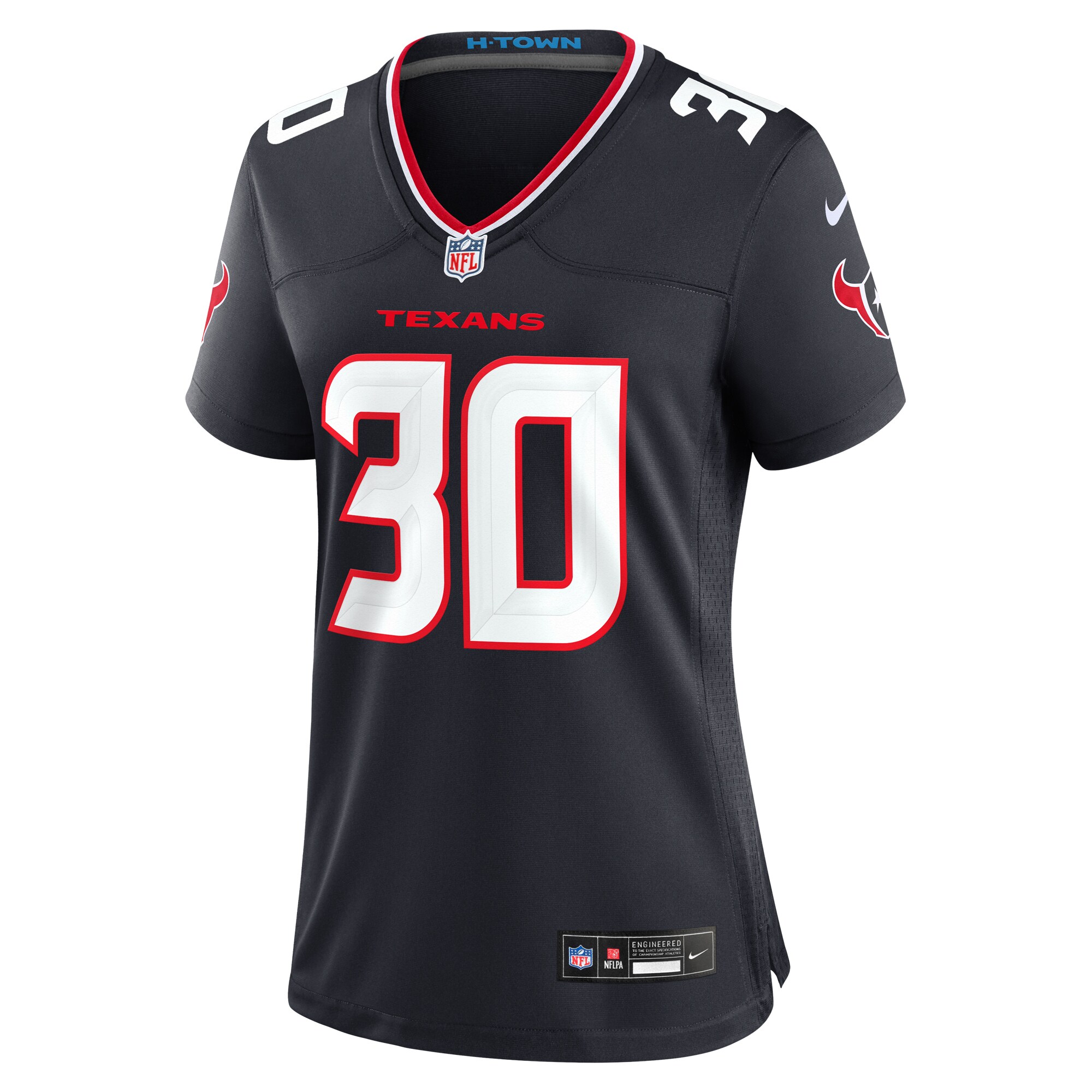 Myles Bryant Houston Texans  Women's Team Game Jersey -  Navy