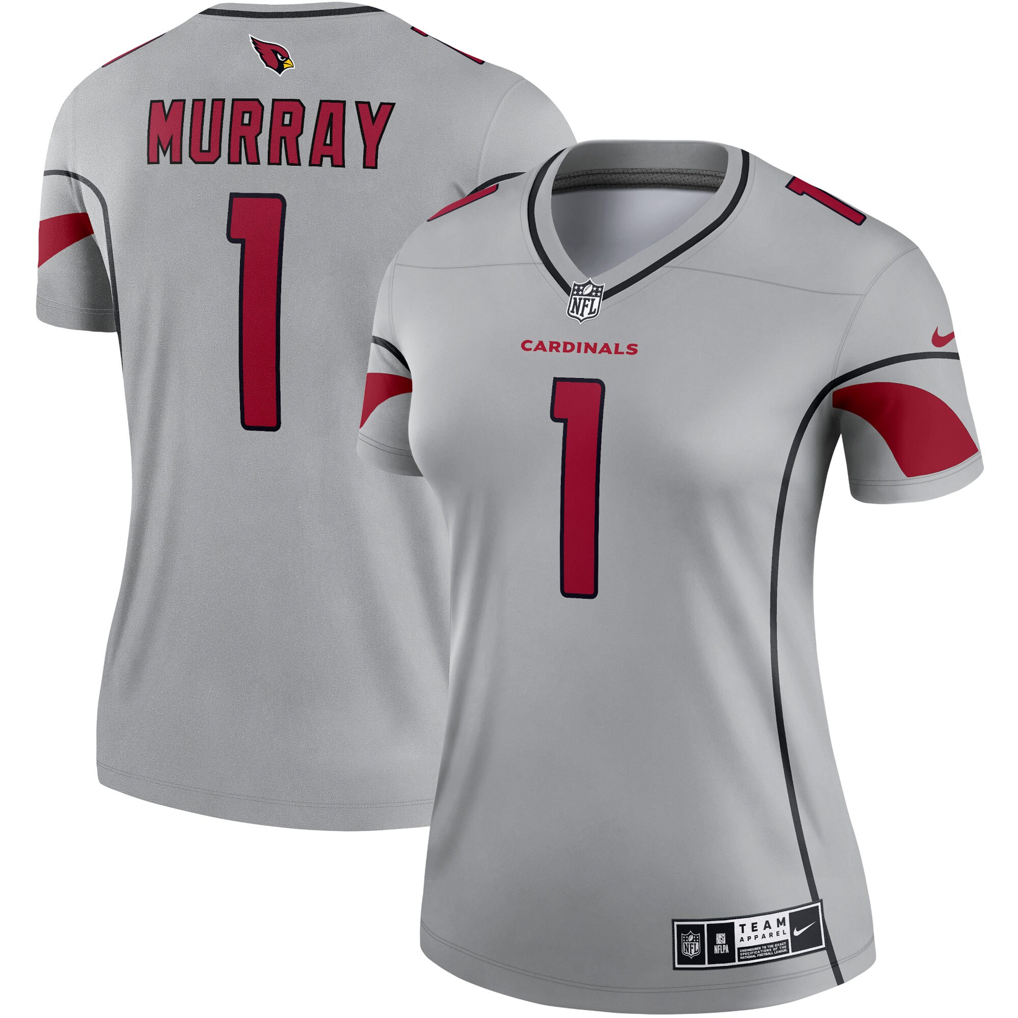 Kyler Murray Arizona Cardinals  Women's Inverted Legend Jersey - Gray