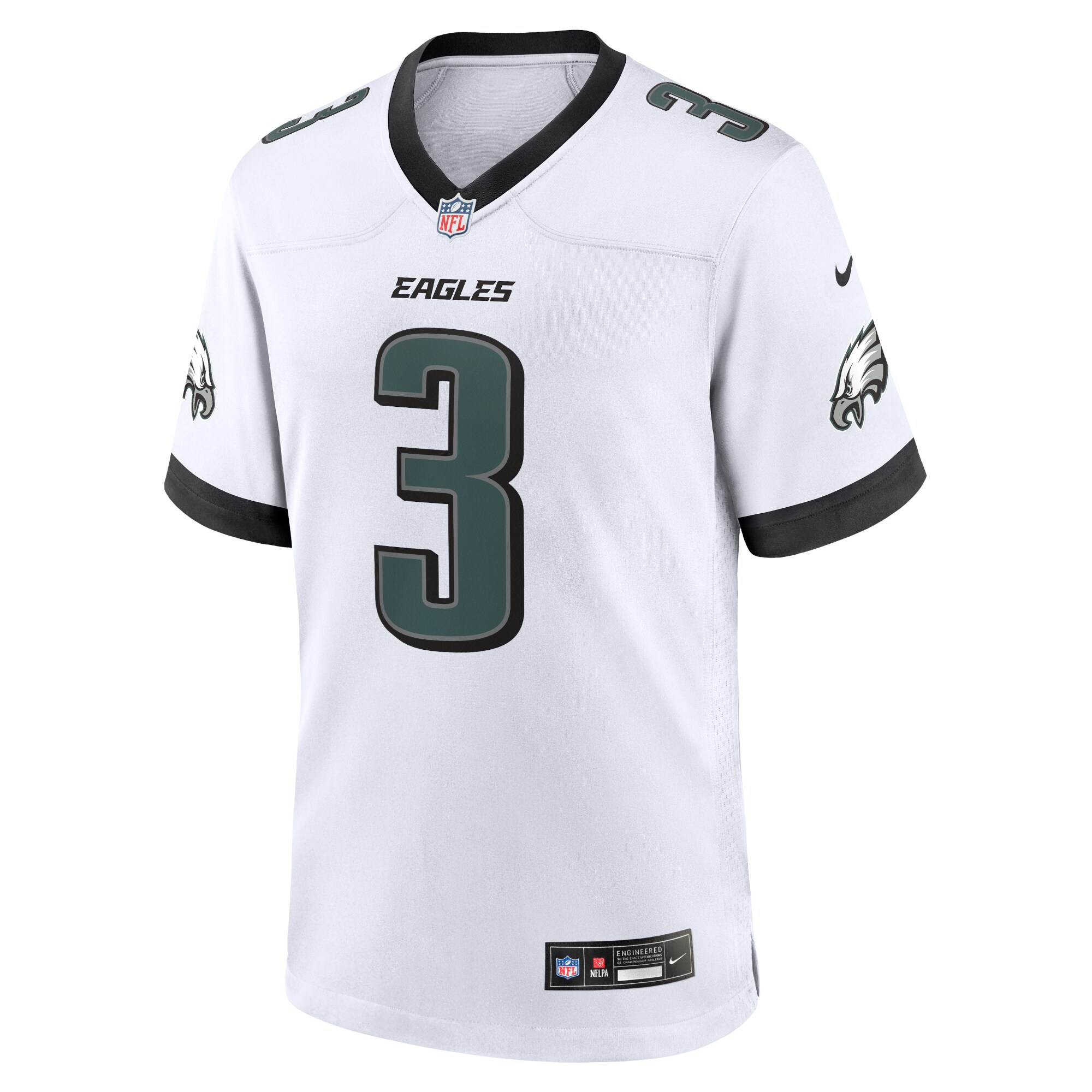 Nolan Smith Philadelphia Eagles  White Game Jersey - White