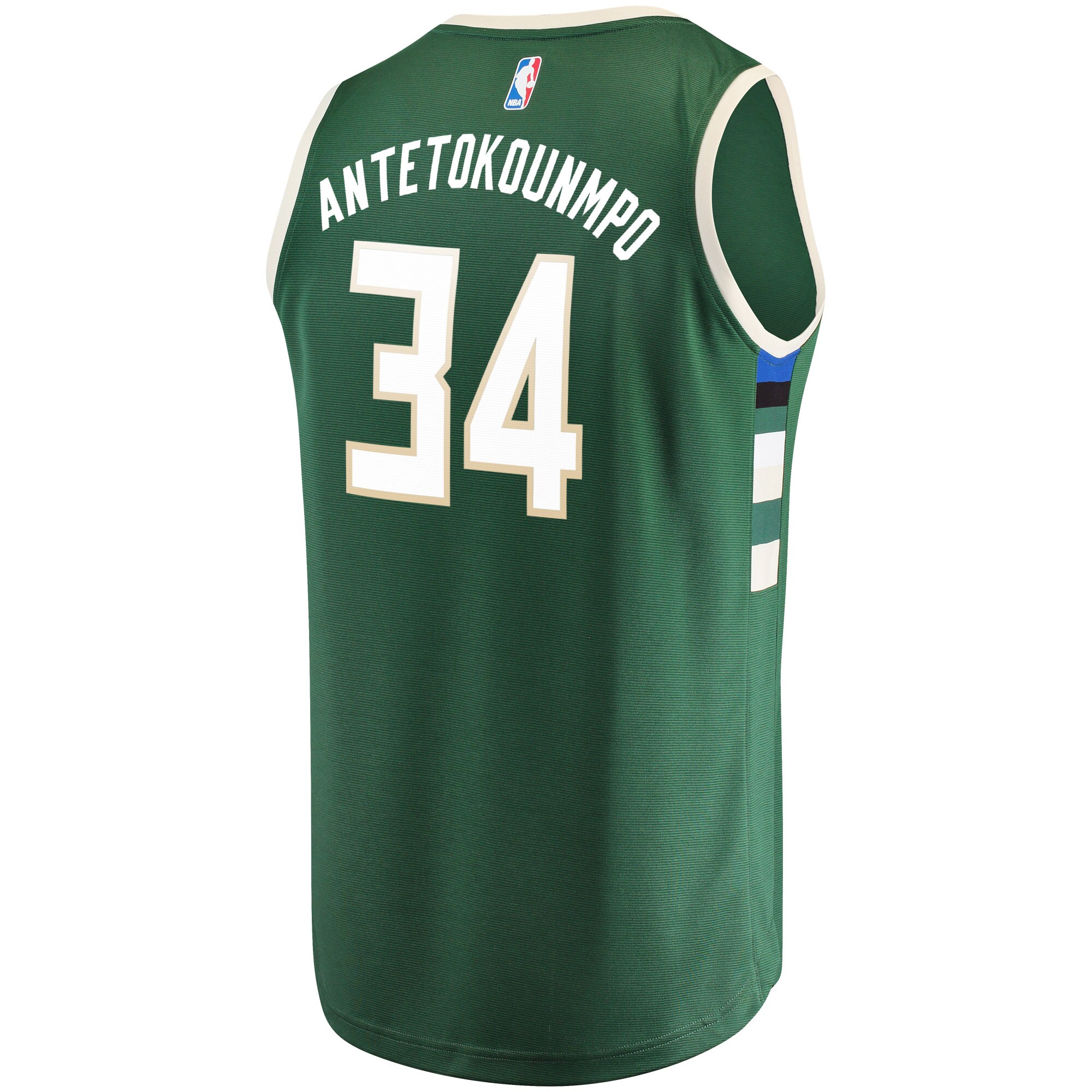 Giannis Antetokounmpo Milwaukee Bucks Fanatics Fast Break Replica Jersey Green - Icon Edition