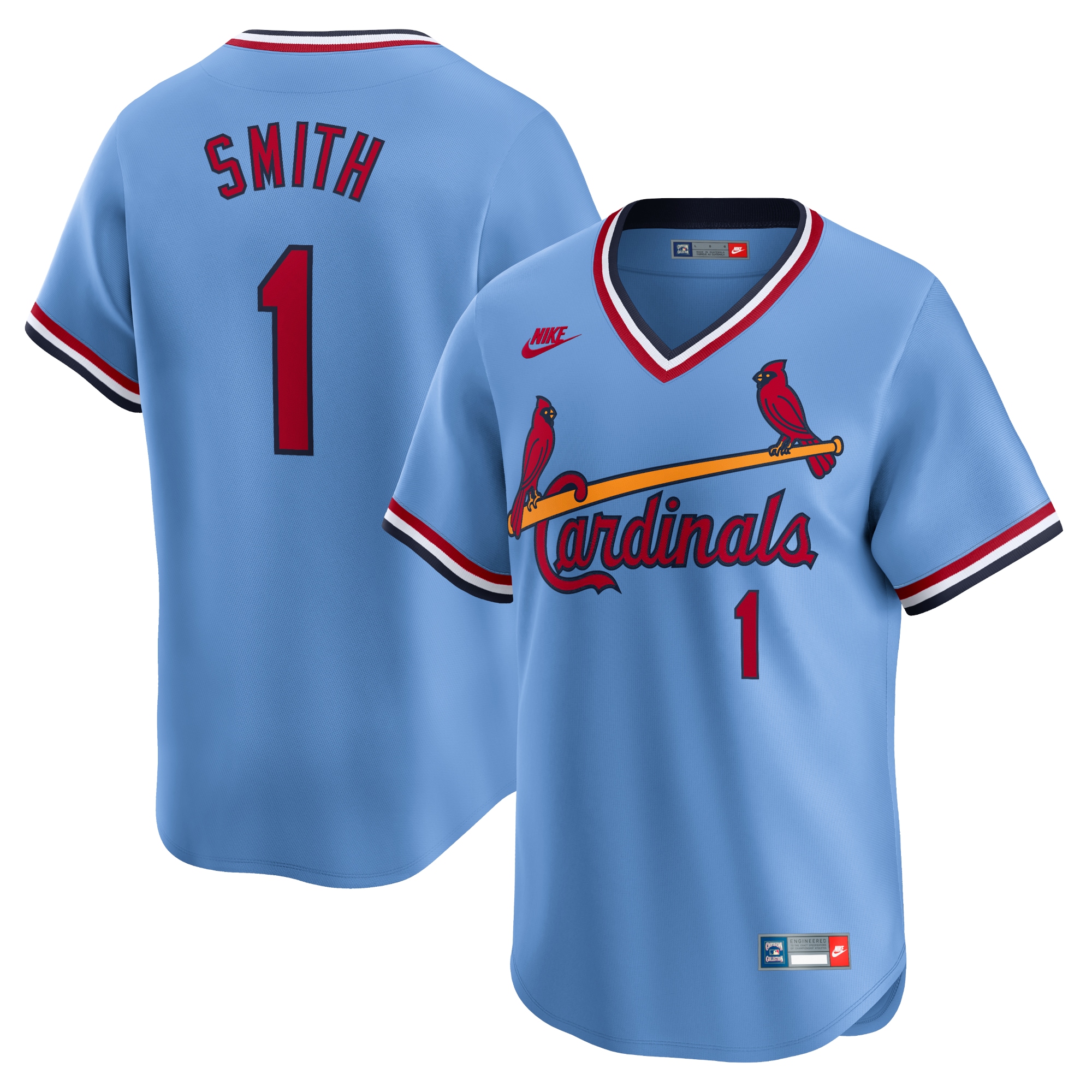 Ozzie Smith St. Louis Cardinals  Throwback Cooperstown Limited Jersey - Royal