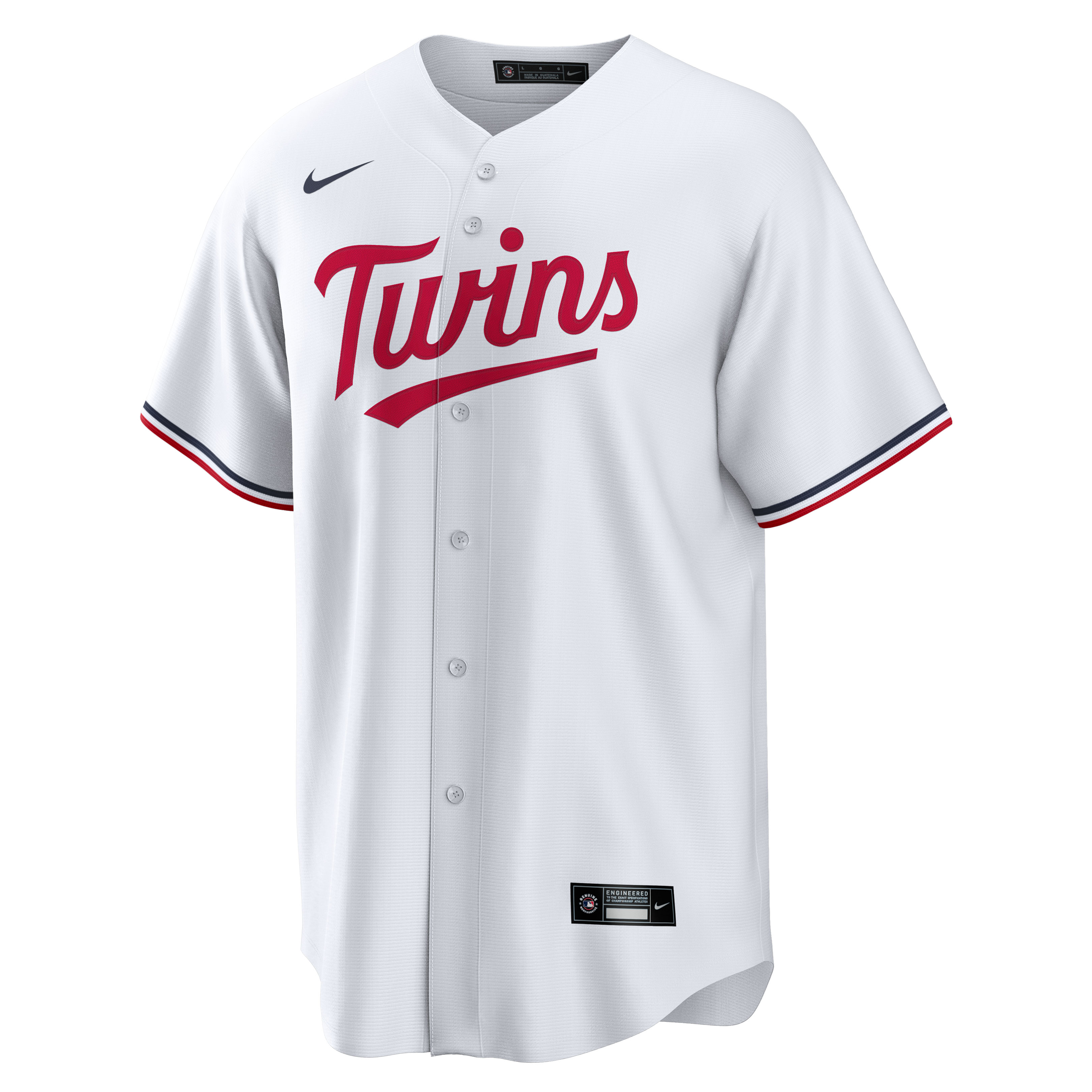 Pablo L\u00c3\u00b3pez Minnesota Twins  Home  Replica Player Jersey - White