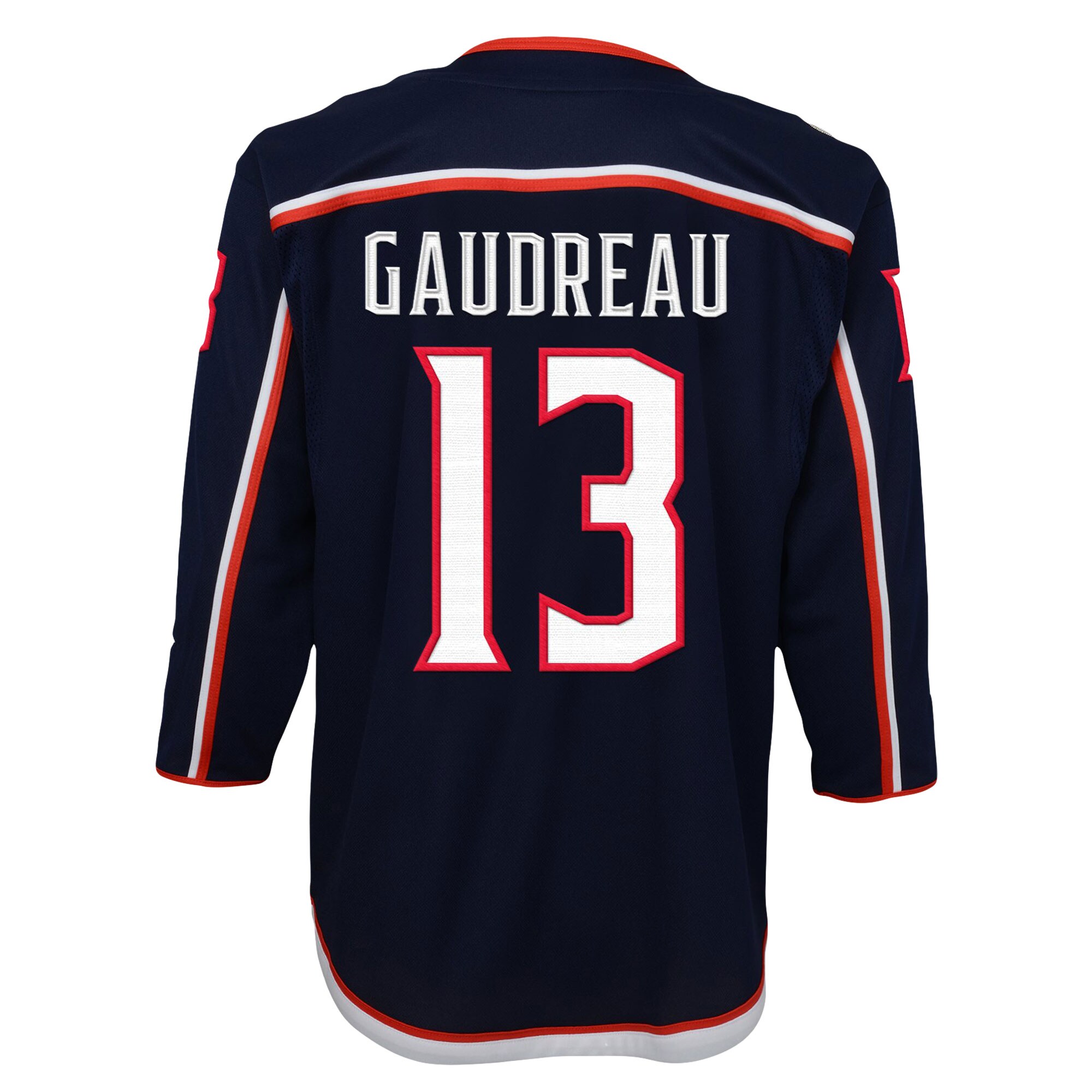 Johnny Gaudreau Columbus Blue Jackets Youth 2022\/23 Premier Player Jersey - Navy