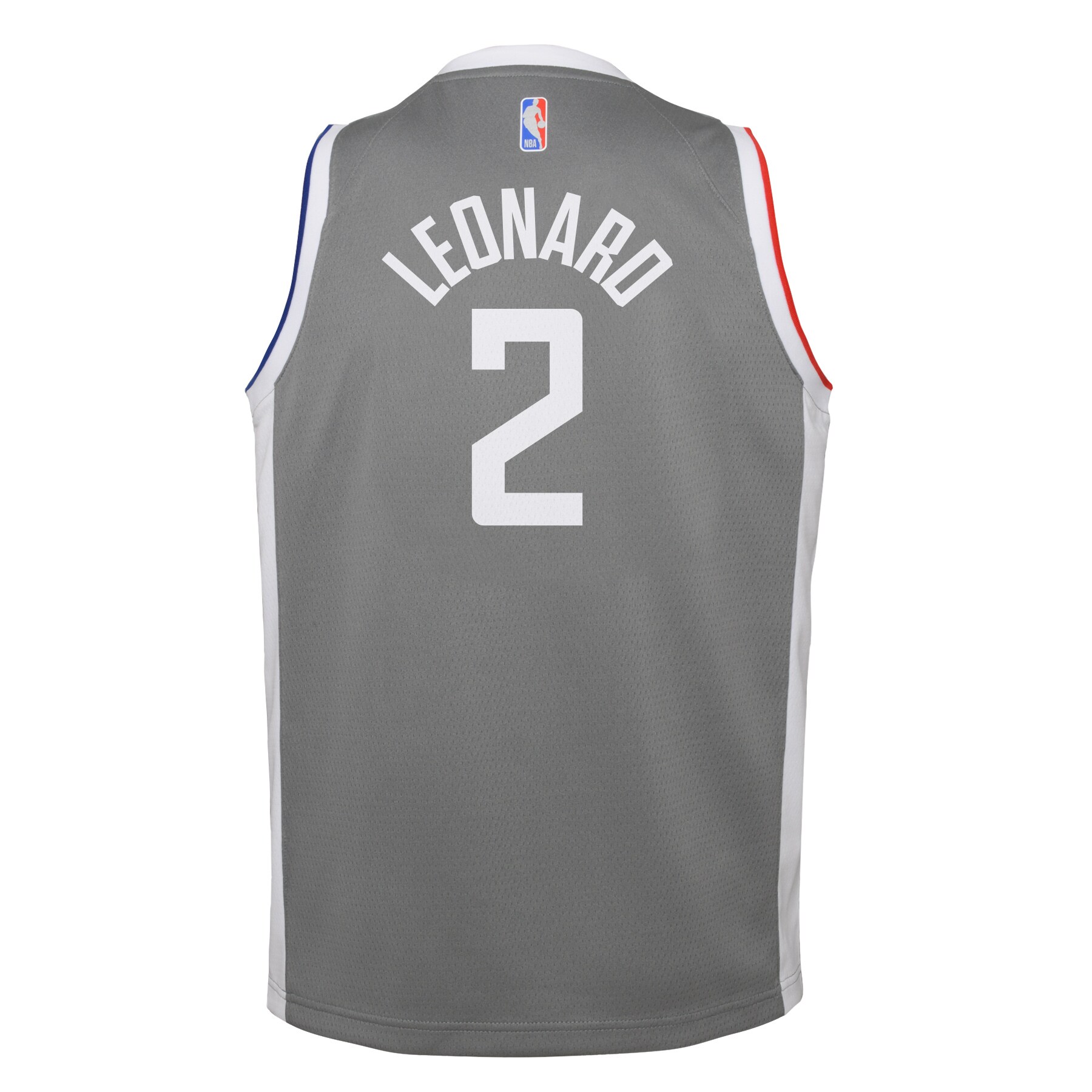 Kawhi Leonard LA Clippers  Youth 2020\/21 Swingman Player Jersey Gray - Earned Edition