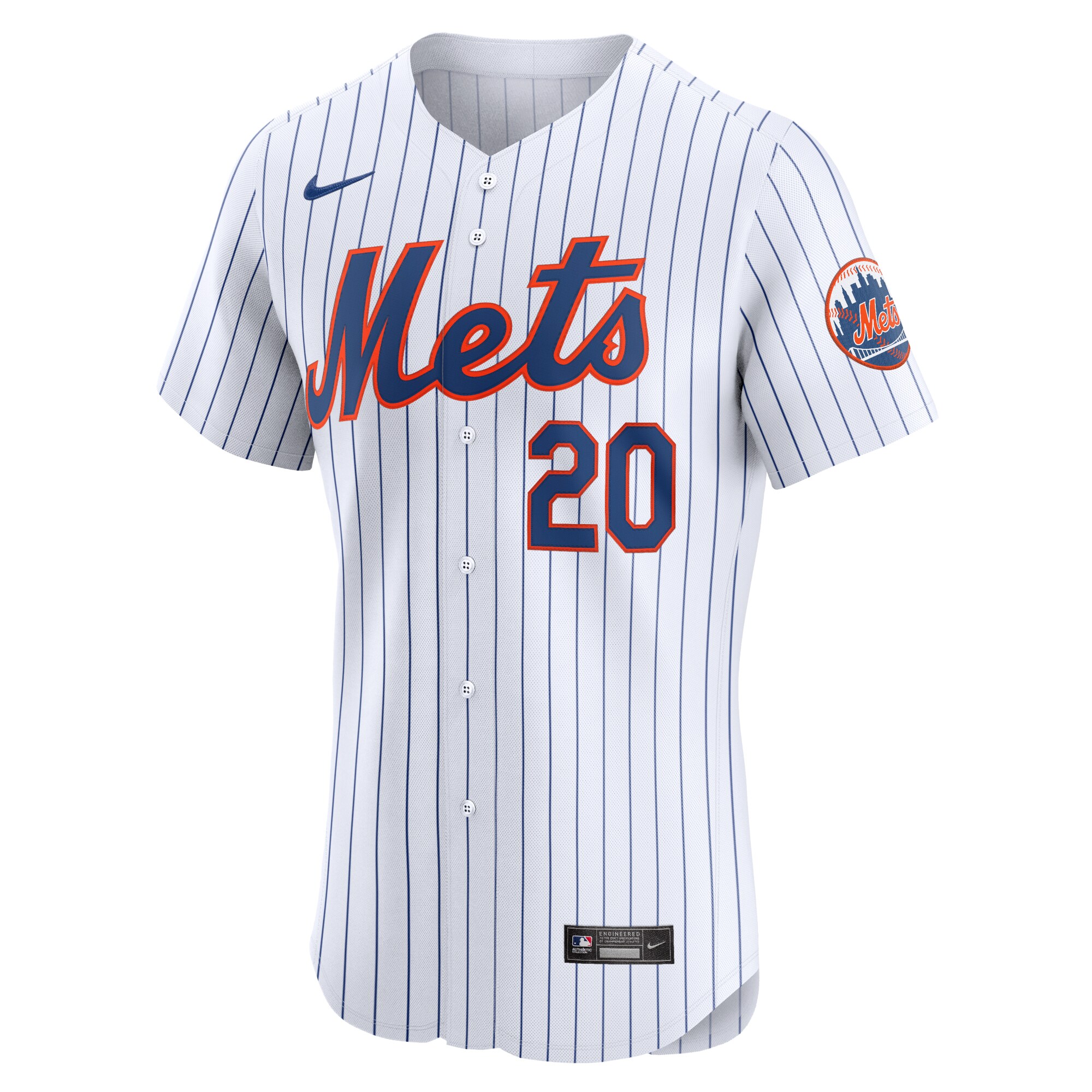 Pete Alonso New York Mets  Home Elite Jersey - White
