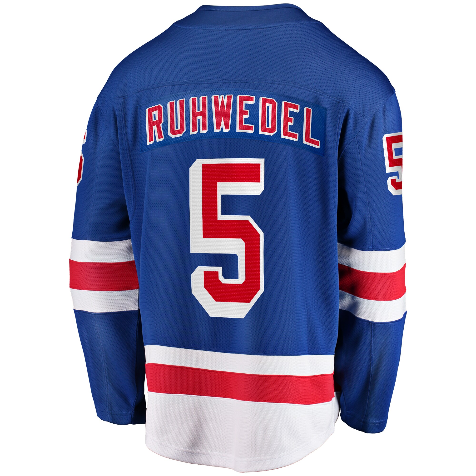 Chad Ruhwedel New York Rangers Fanatics Home Premier\u00c2\u00a0Breakaway Player Jersey - Blue