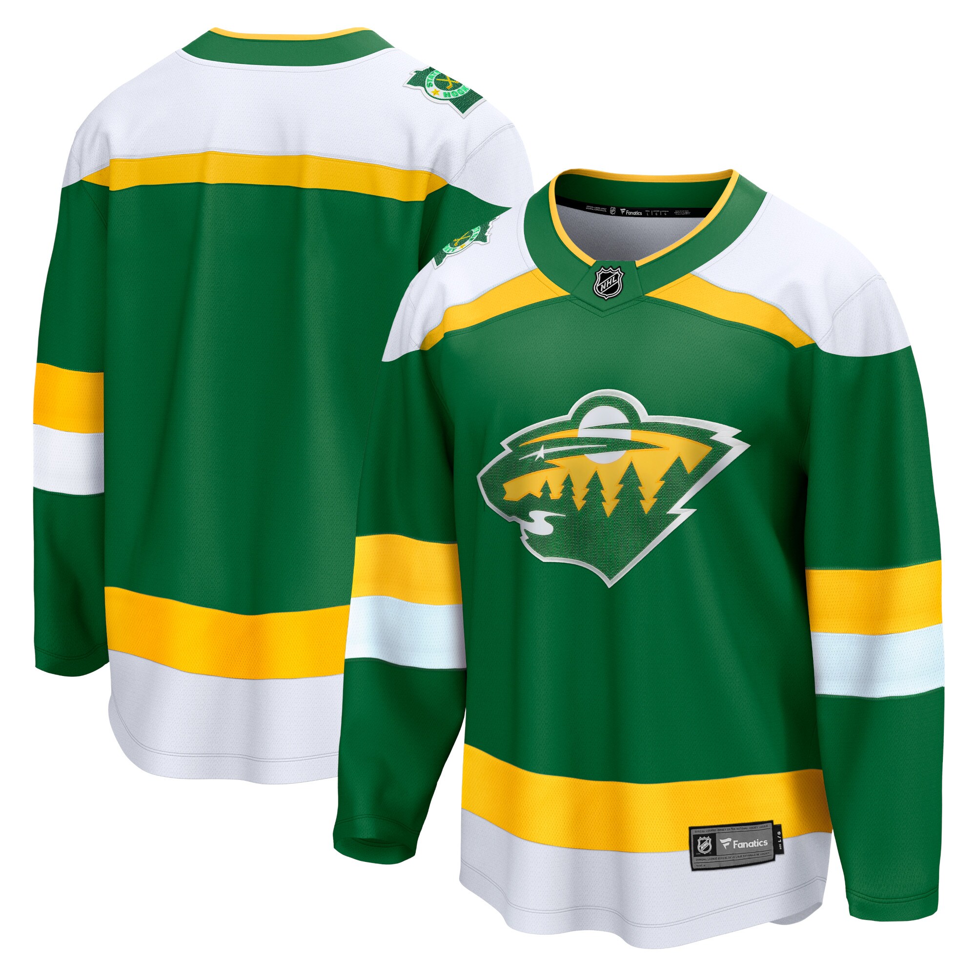 Minnesota Wild Fanatics Alternate Premier Breakaway Jersey\u00c2\u00a0\u00e2\u20ac\u201c Green