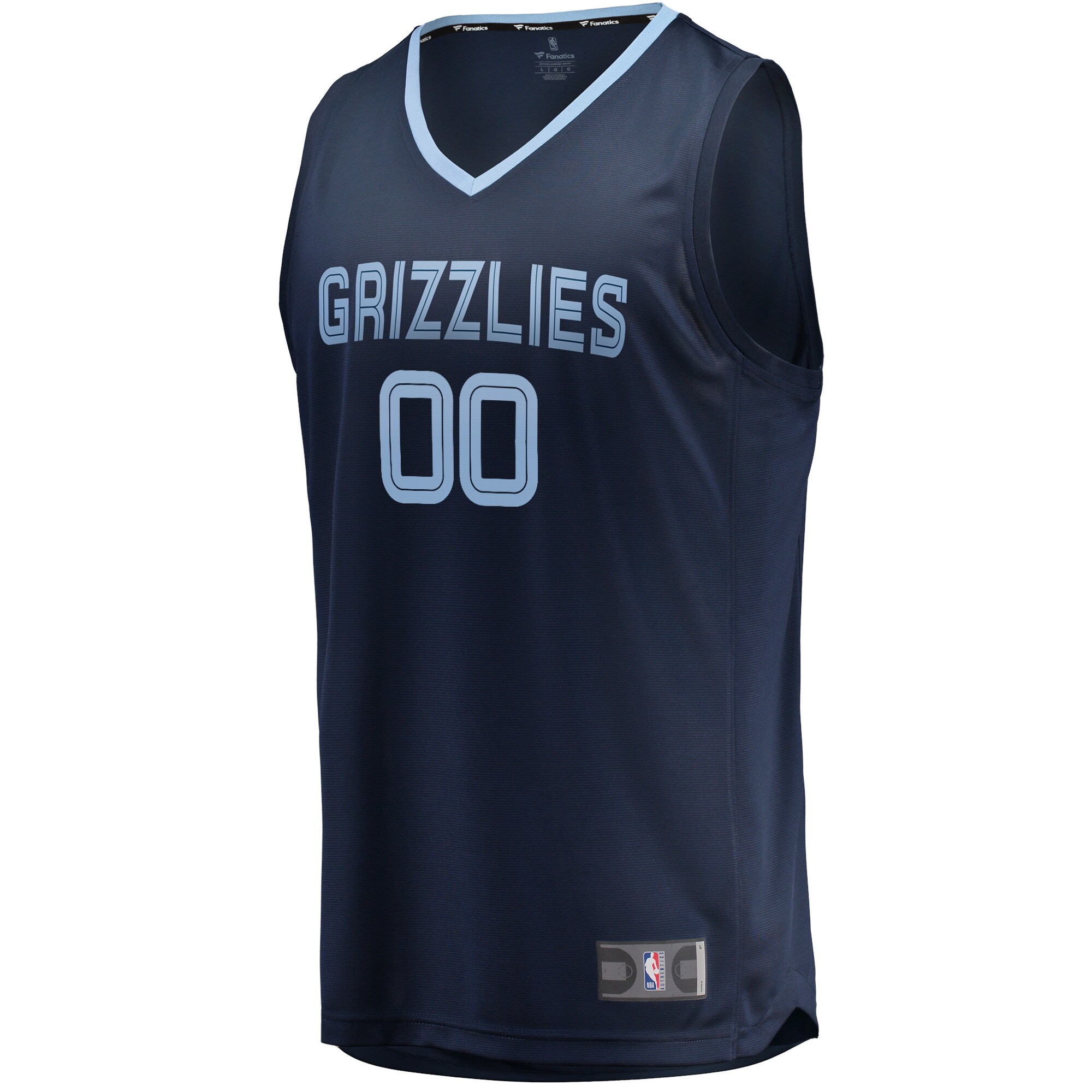 Memphis Grizzlies Fanatics Ziaire Williams Fast Break Replica Jersey Navy - Icon Edition
