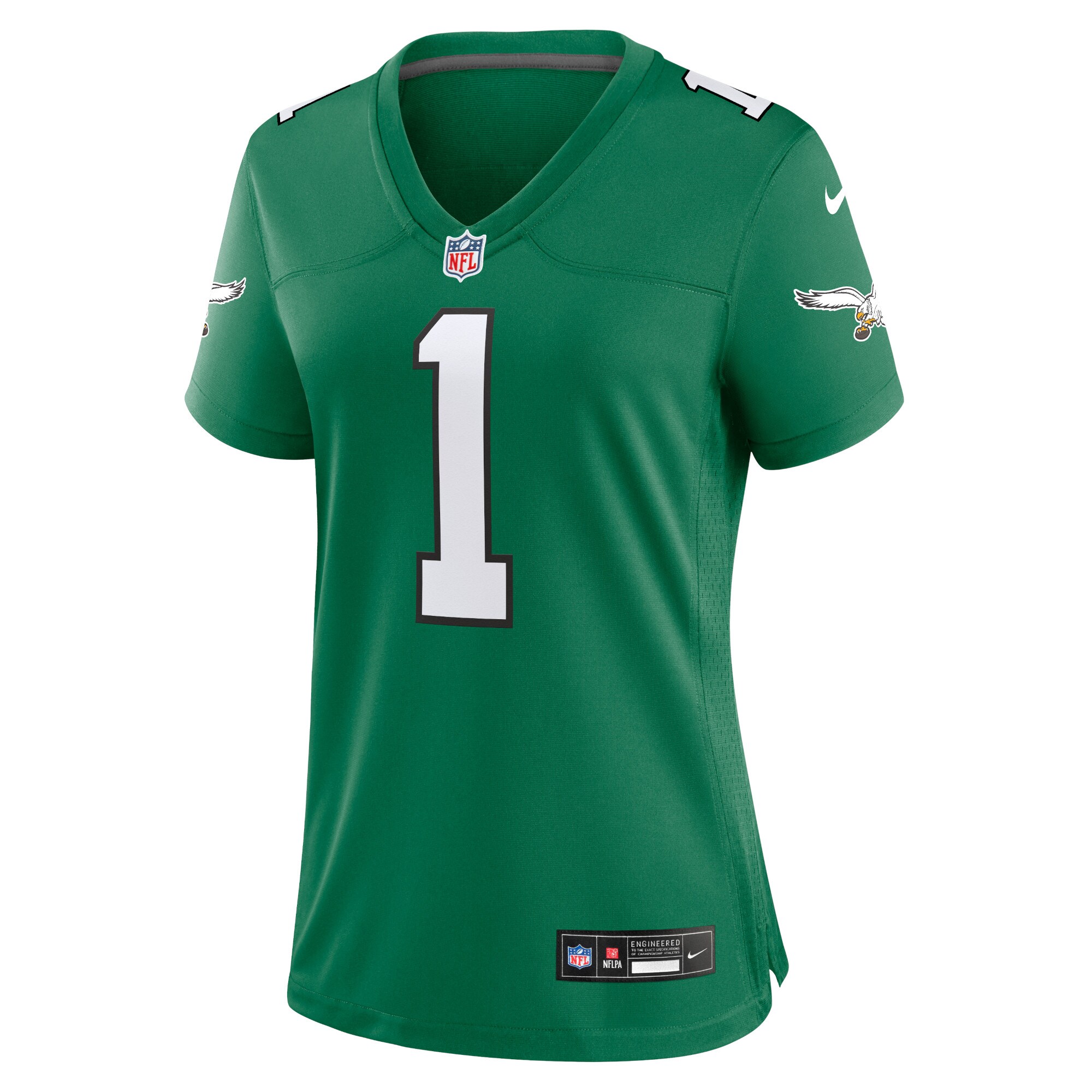 Jalen Hurts Philadelphia Eagles  Women's Game Player Jersey - Kelly Green