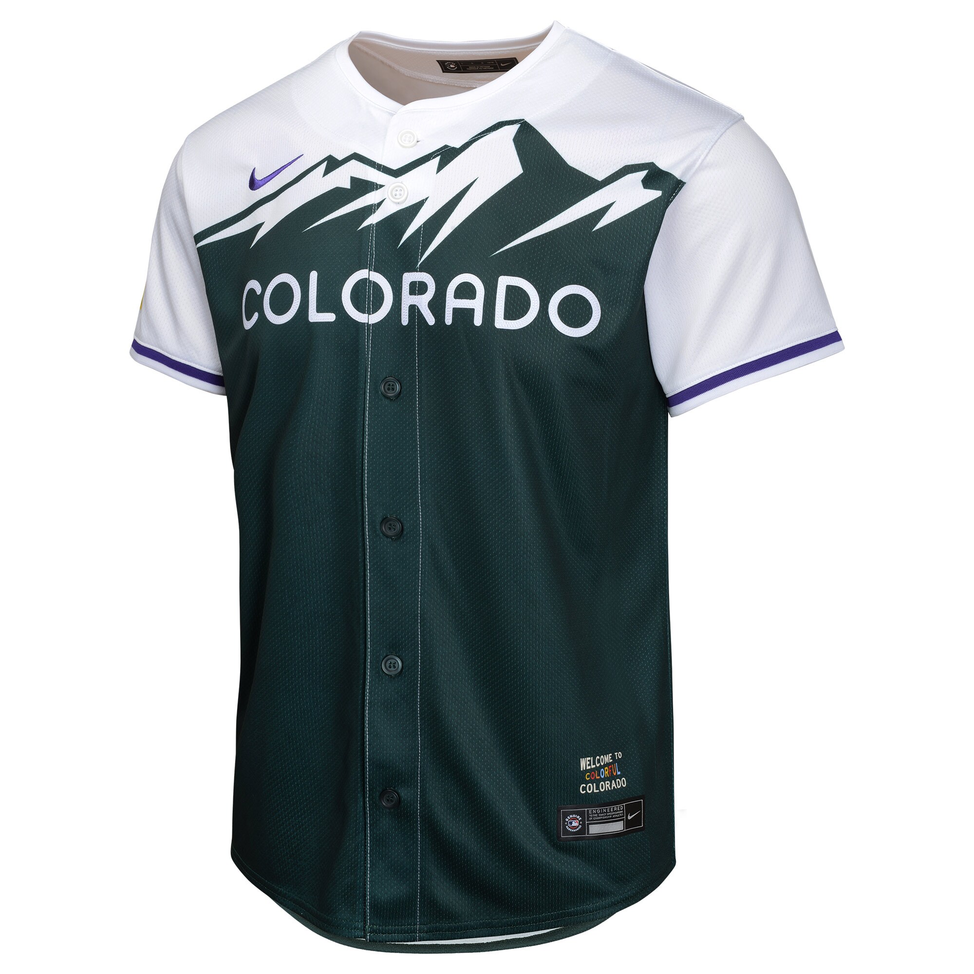 Colorado Rockies  Youth City Connect Limited Jersey - Green