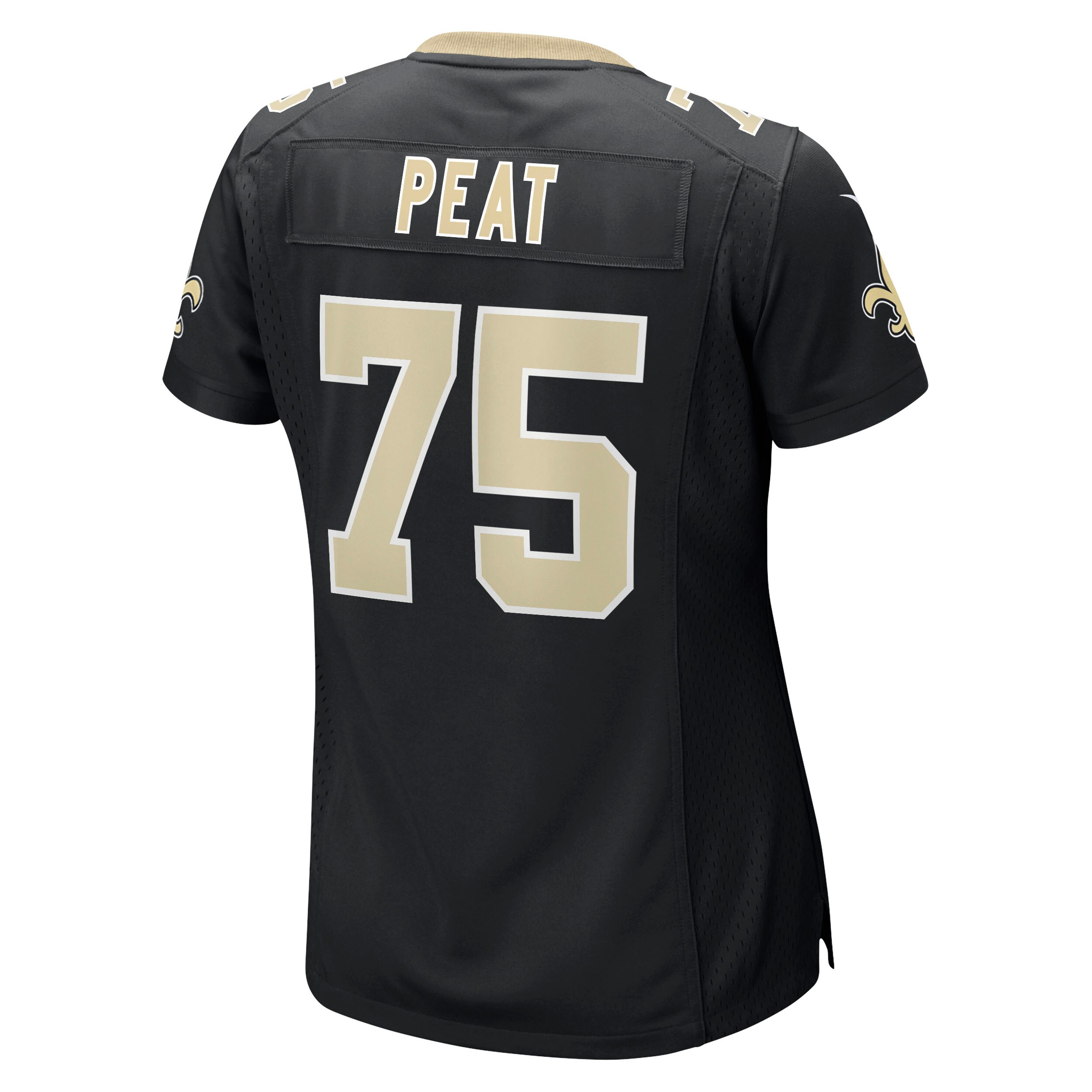 Andrus Peat New Orleans Saints  Women's Game Jersey - Black