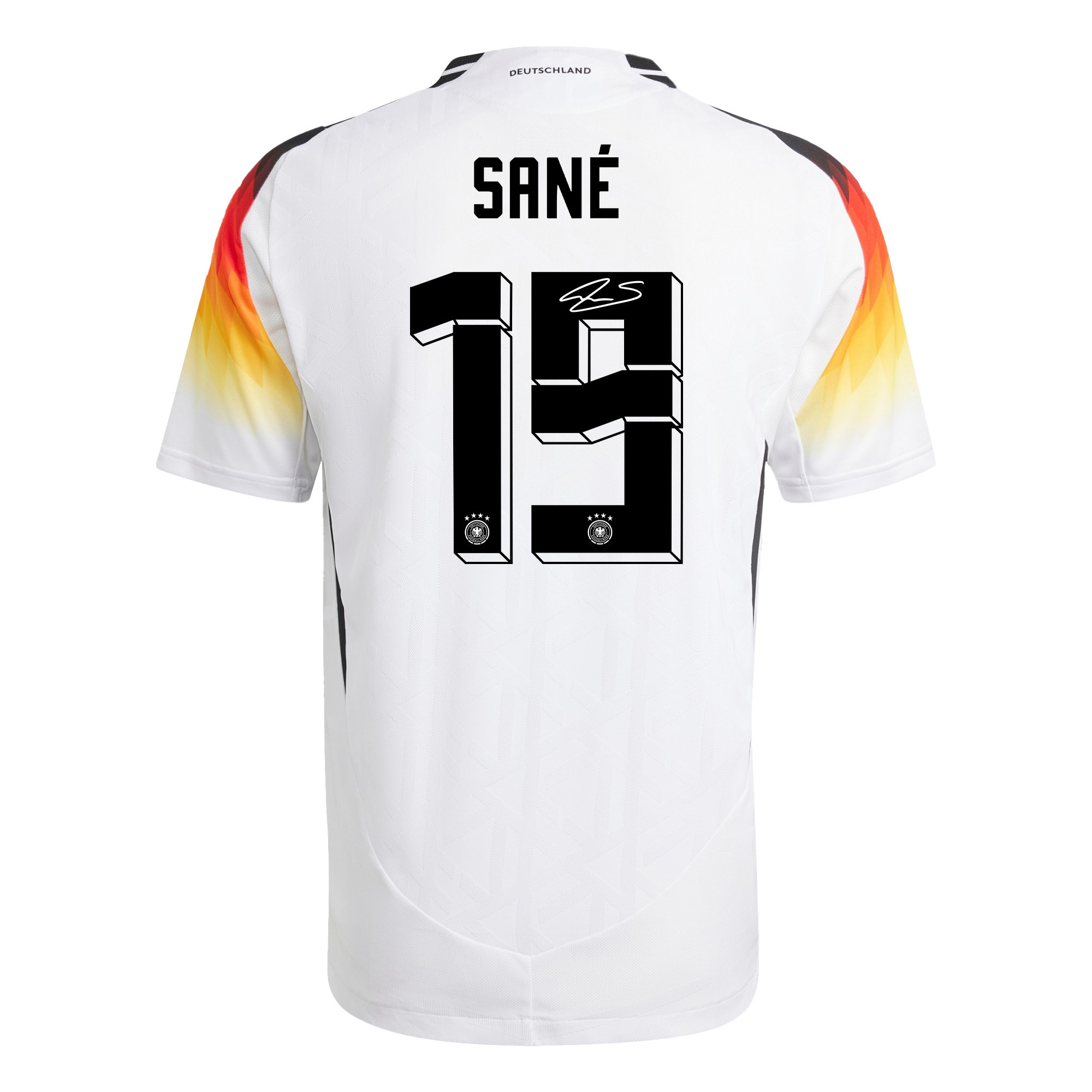 Leroy Sané 19 Signed Germany National Team 2024/25 Home Jersey Autographed - Men