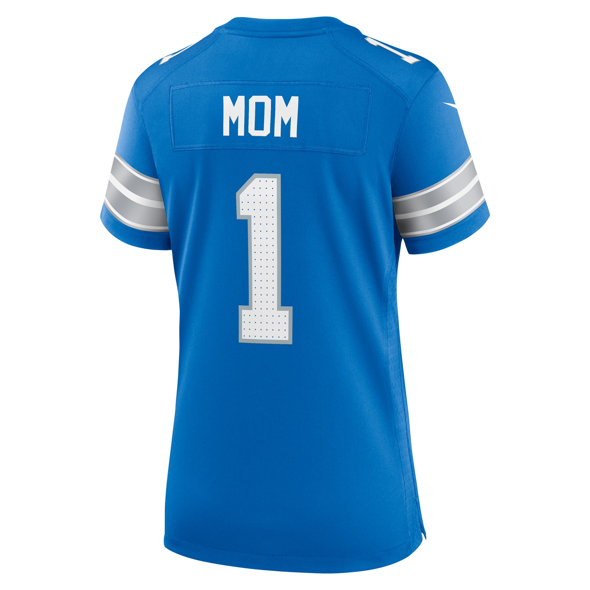 Number 1 Mom Detroit Lions  Game Jersey - Blue