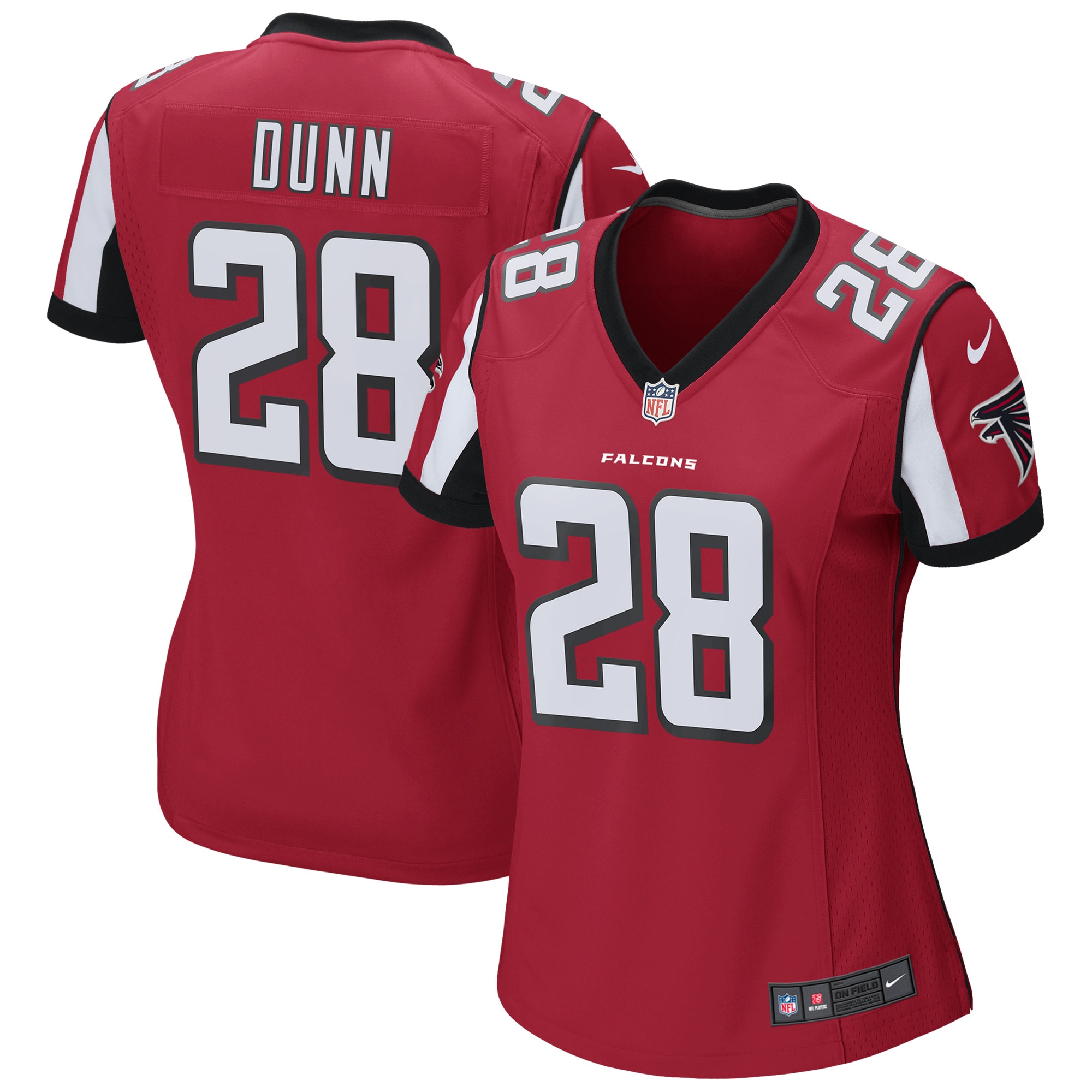 Warrick Dunn Atlanta Falcons  Women's Retired Player Game Jersey - Red