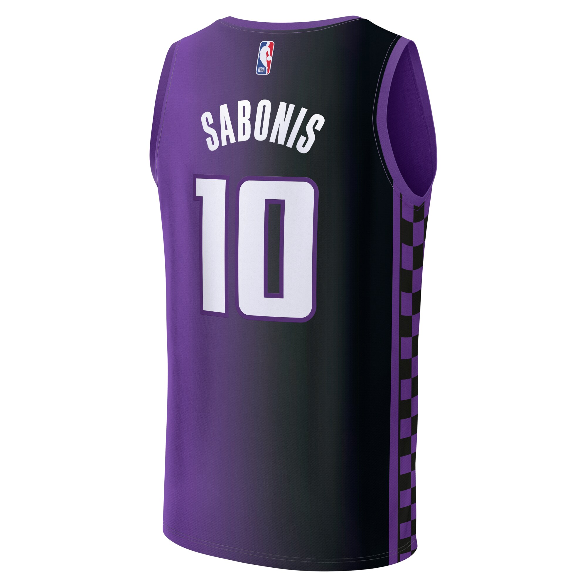 Domantas Sabonis Sacramento Kings Fanatics Fast Break Replica Player Jersey - Statement Edition - Purple