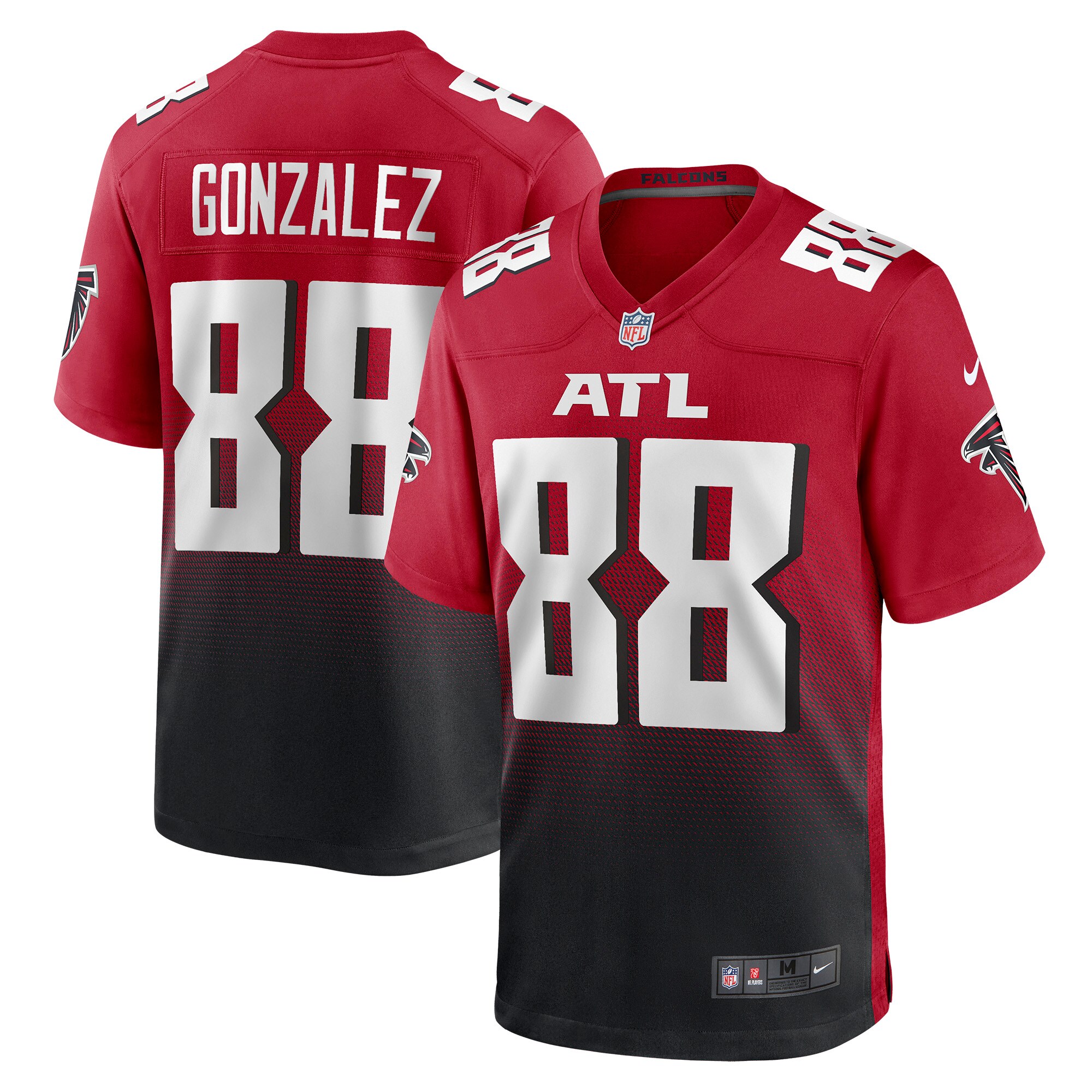Tony Gonzalez Atlanta Falcons  Retired Player Alternate Game Jersey - Red