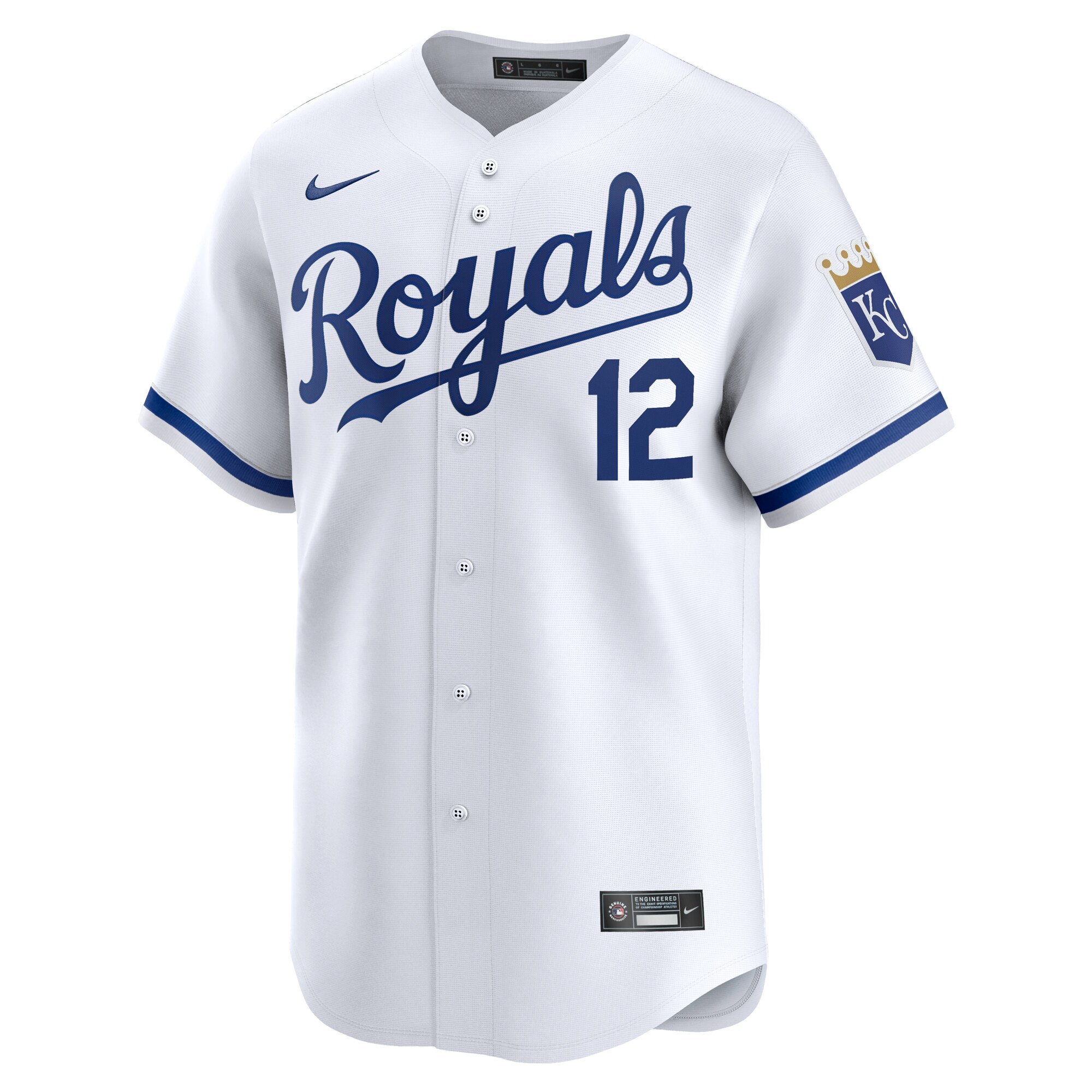 Nick Loftin Kansas City Royals  Home Limited Player Jersey - White