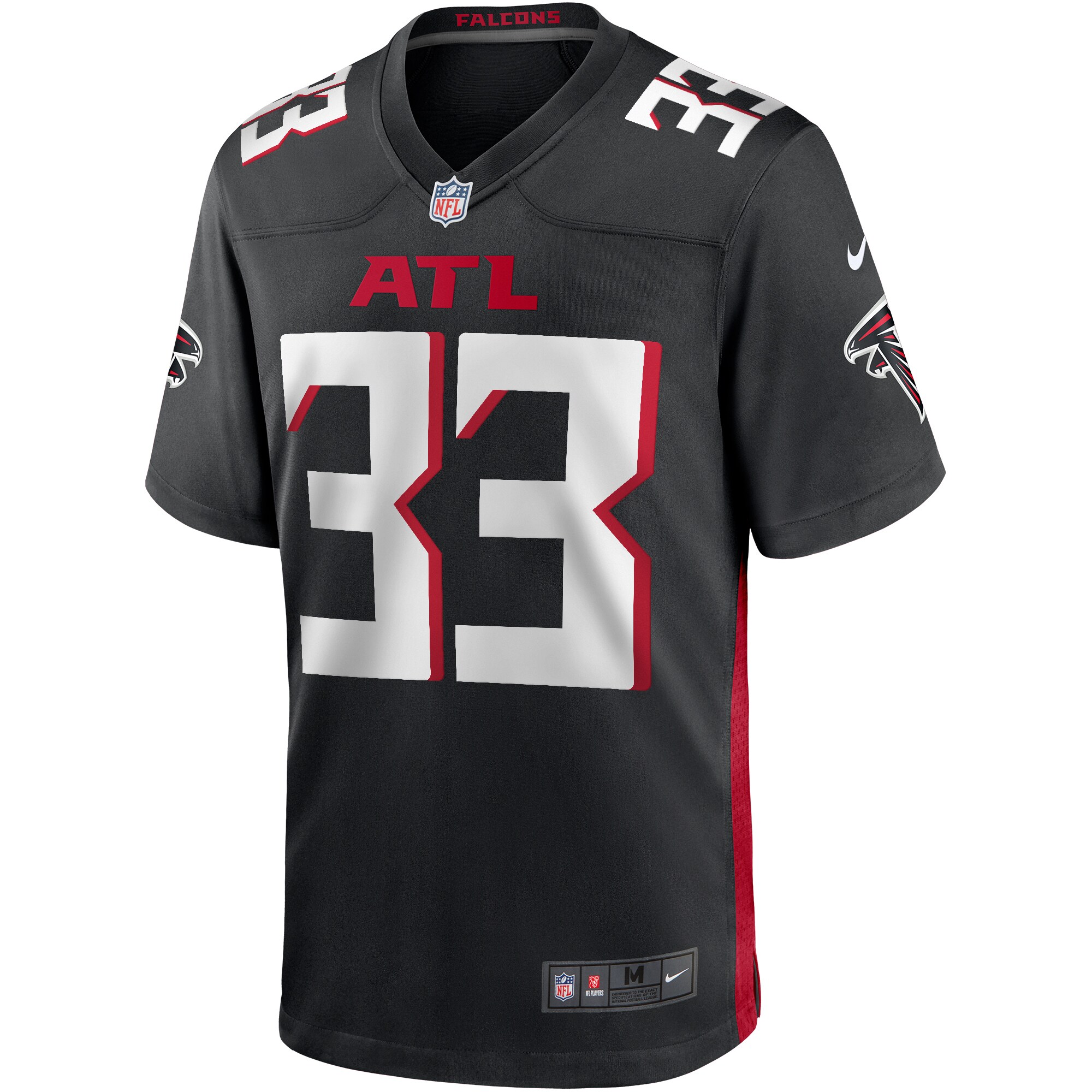 Michael Turner Atlanta Falcons  Game Retired Player Jersey - Black
