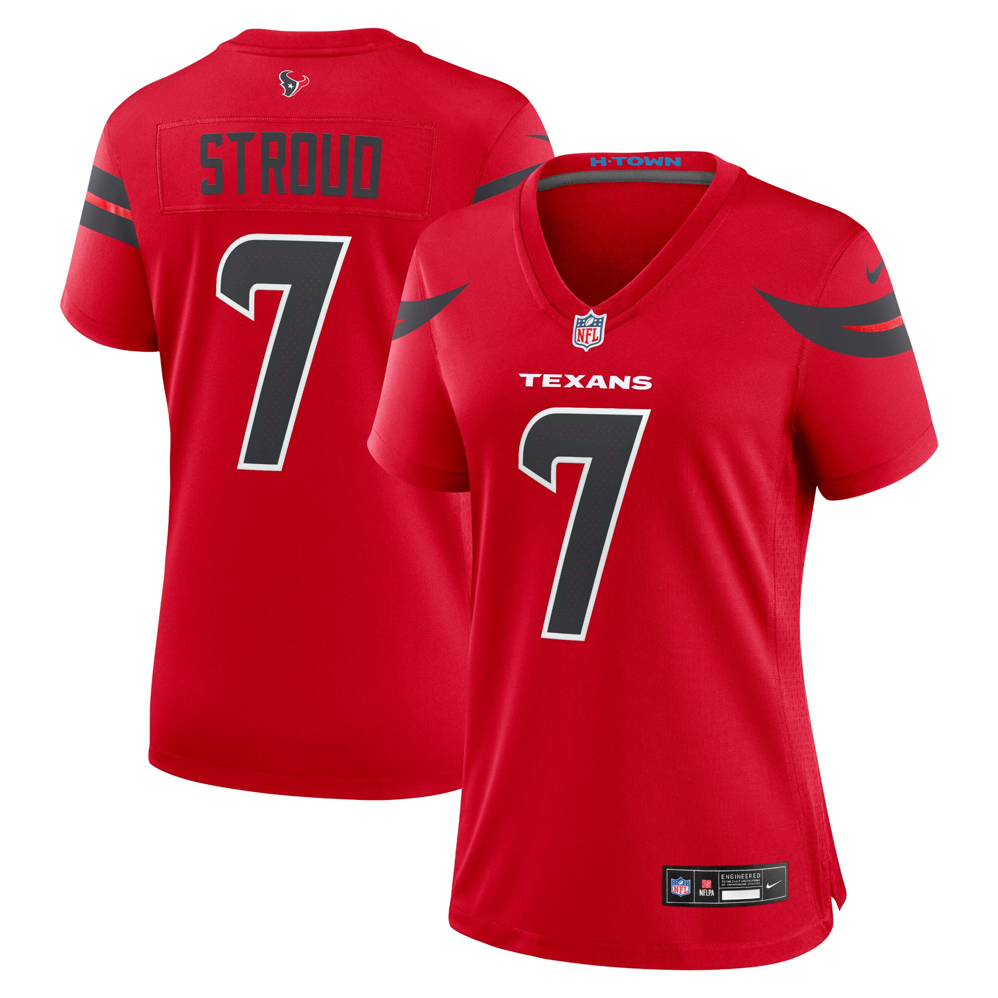 C.J. Stroud Houston Texans  Women's Alternate Game Jersey - Red