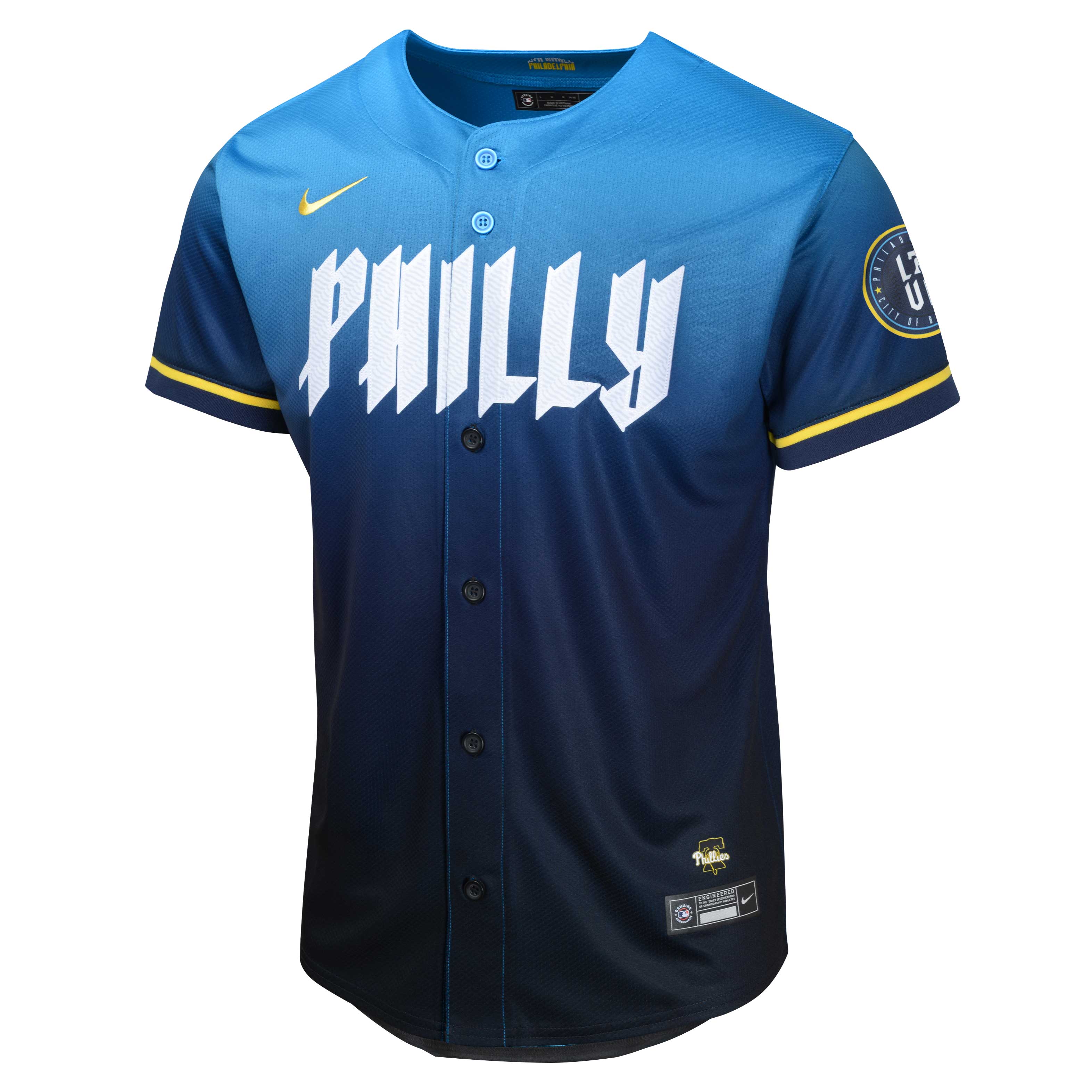 Zack Wheeler Philadelphia Phillies  Youth 2024 City Connect Limited Player Jersey - Blue