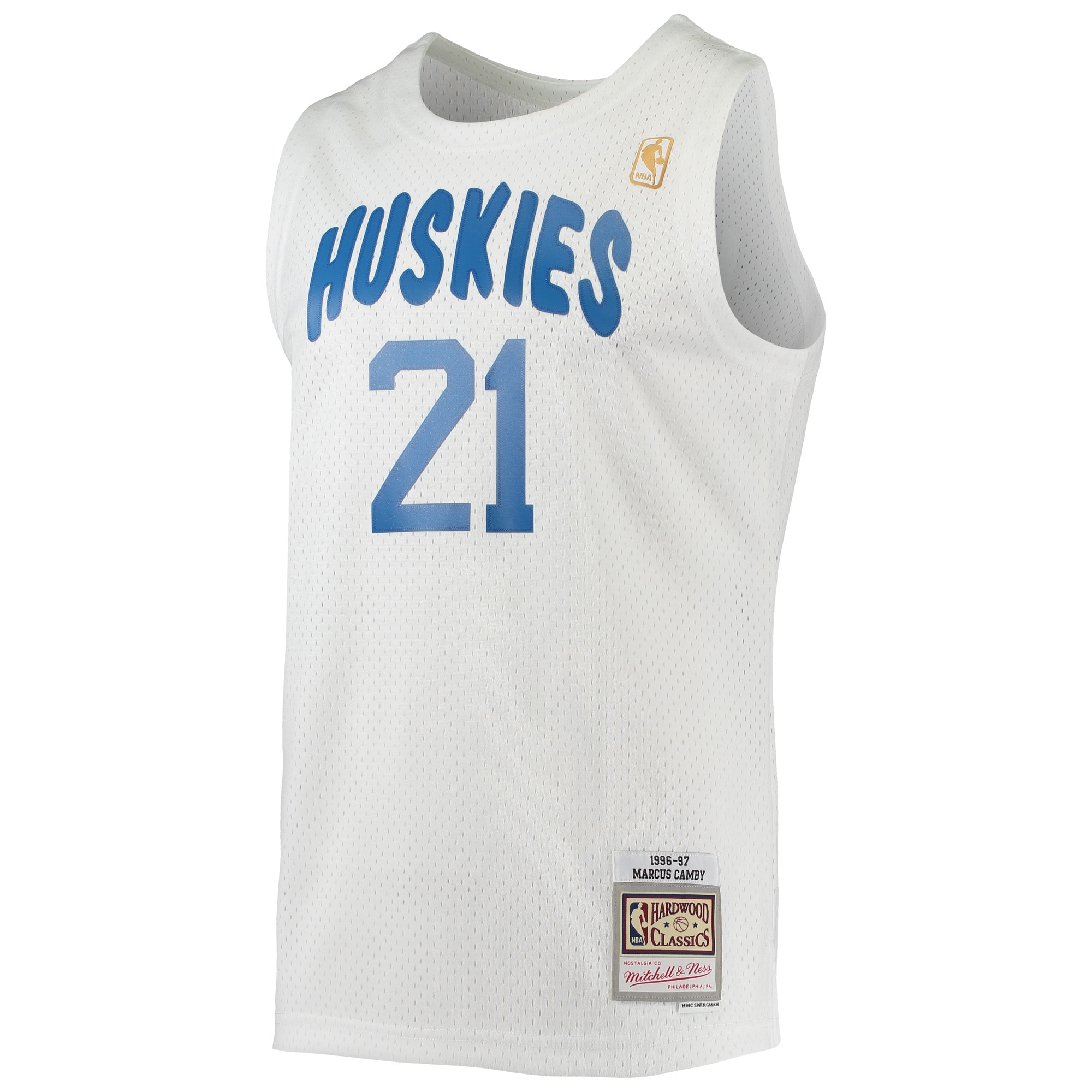 Marcus Camby Toronto Raptors Mitchell & Ness 1996\/97 Hardwood Classics Swingman Jersey - White