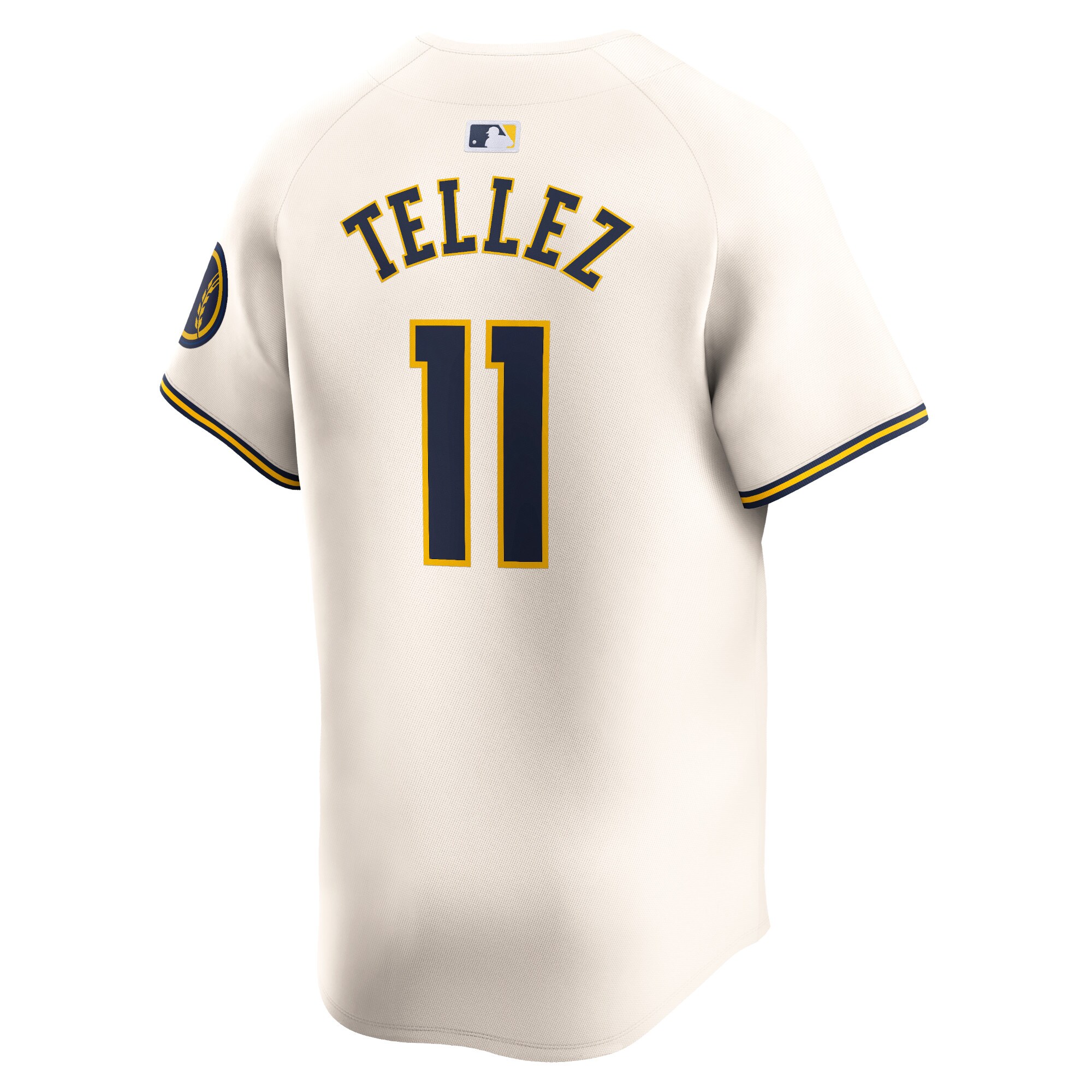 Rowdy Tellez Milwaukee Brewers  Home Limited Player Jersey - Cream