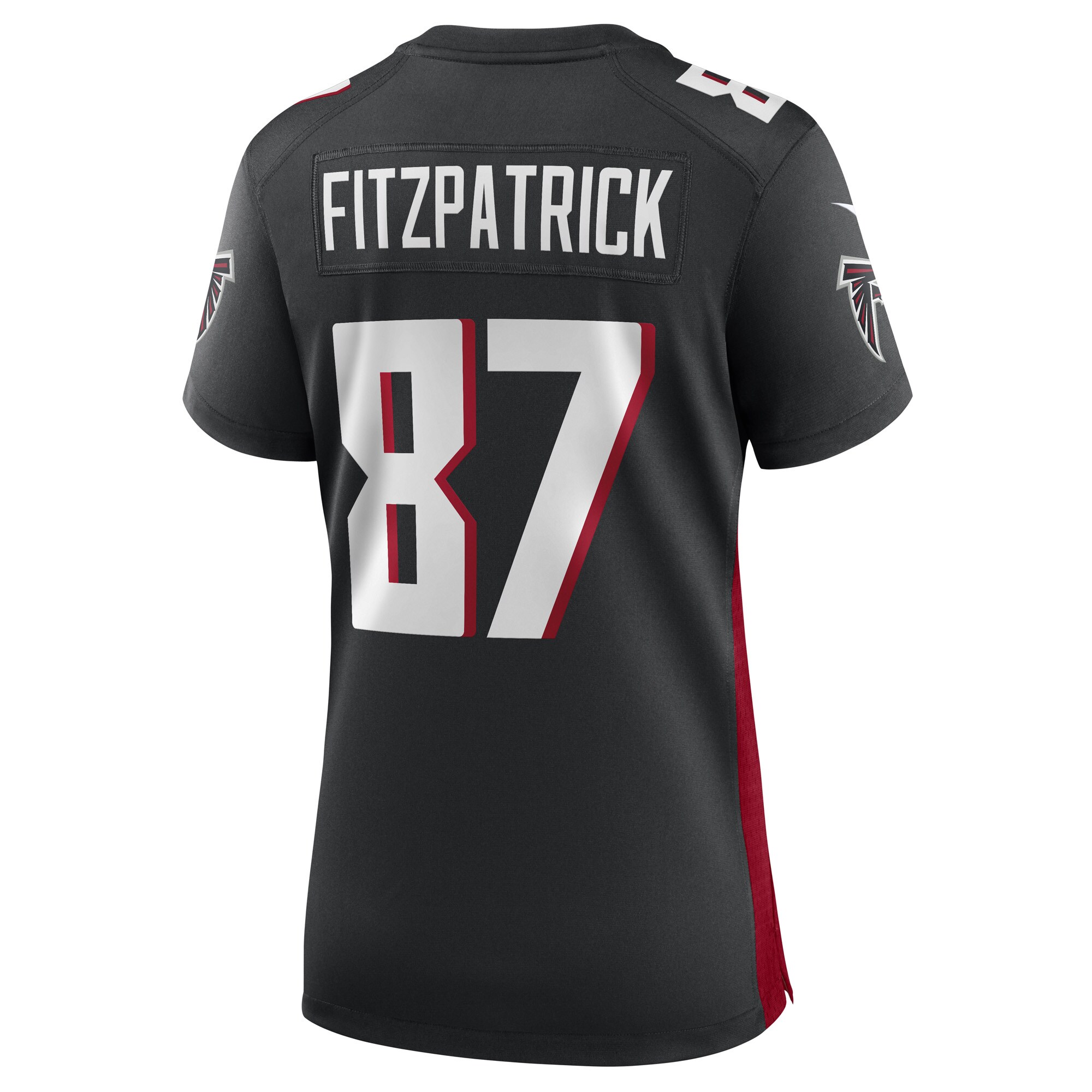 John FitzPatrick Atlanta Falcons  Women's Game Player Jersey - Black