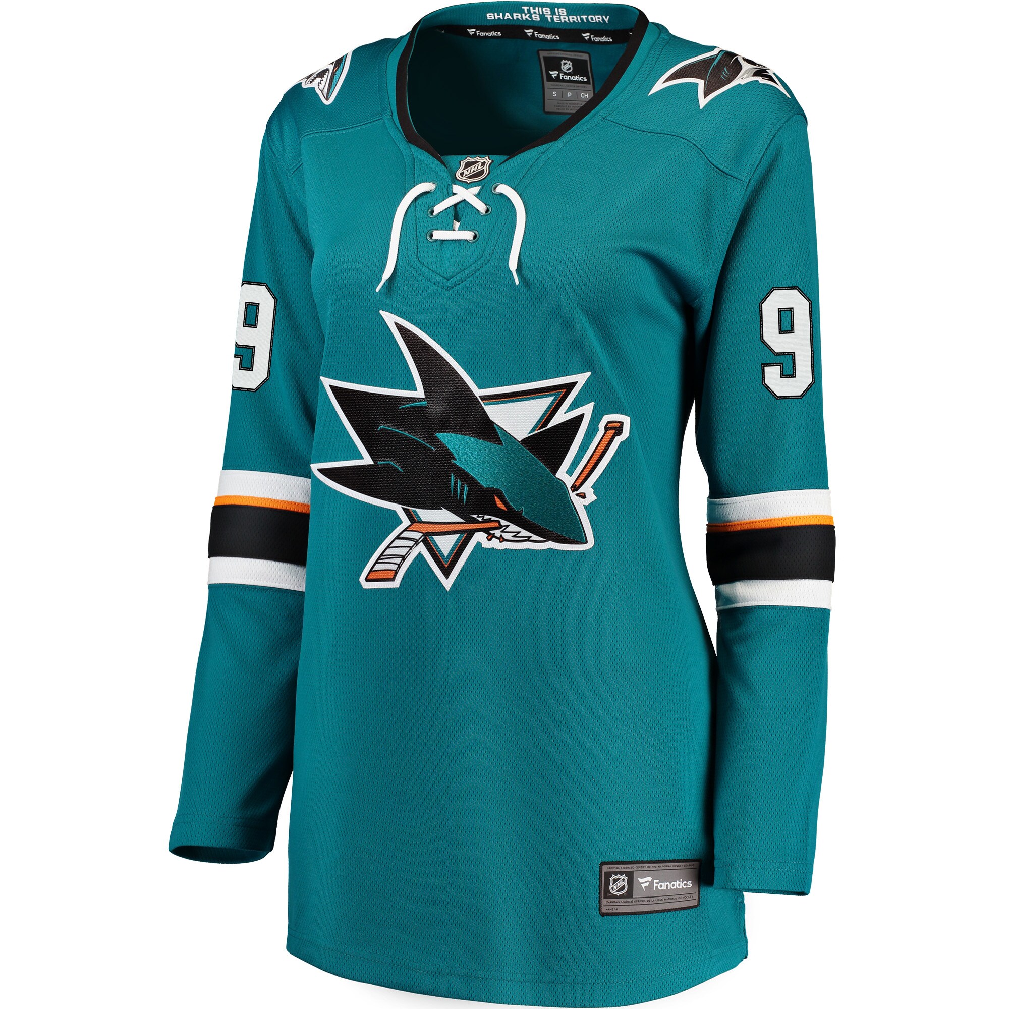 Evander Kane San Jose Sharks Fanatics Women's Premier Breakaway Player Jersey - Teal