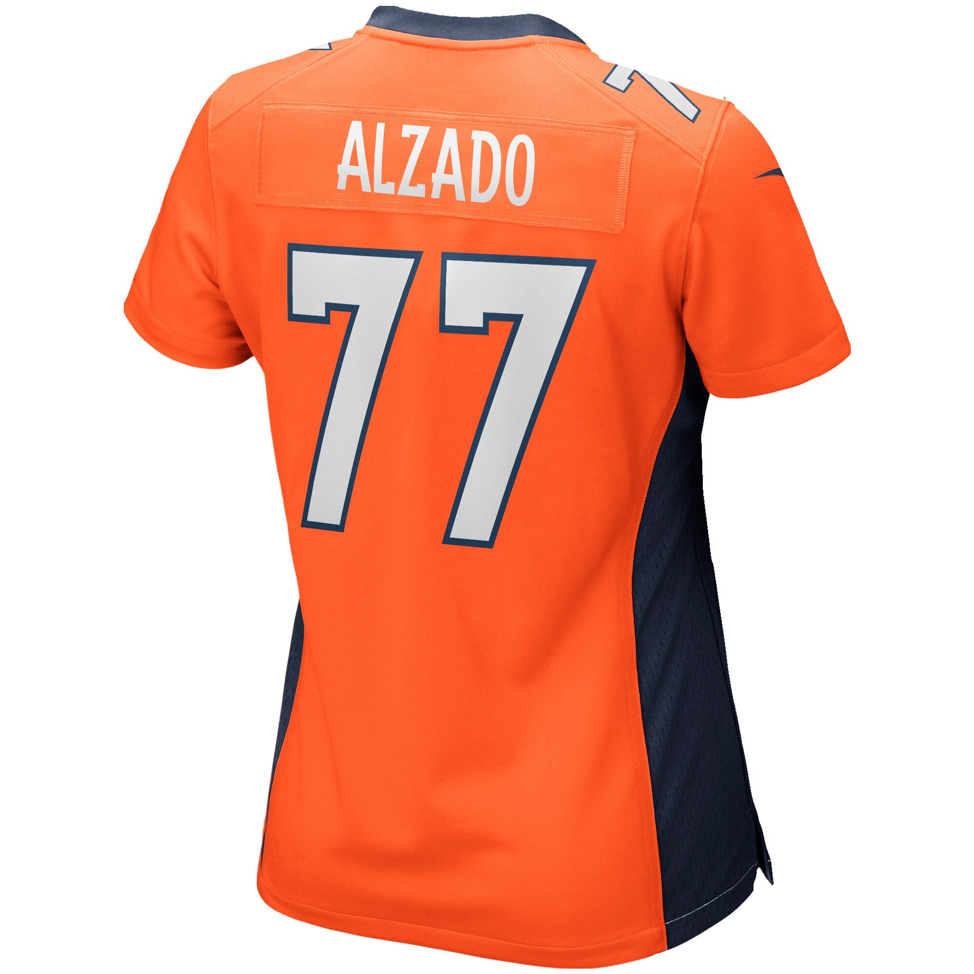 Lyle Alzado Denver Broncos  Women's Game Retired Player Jersey - Orange