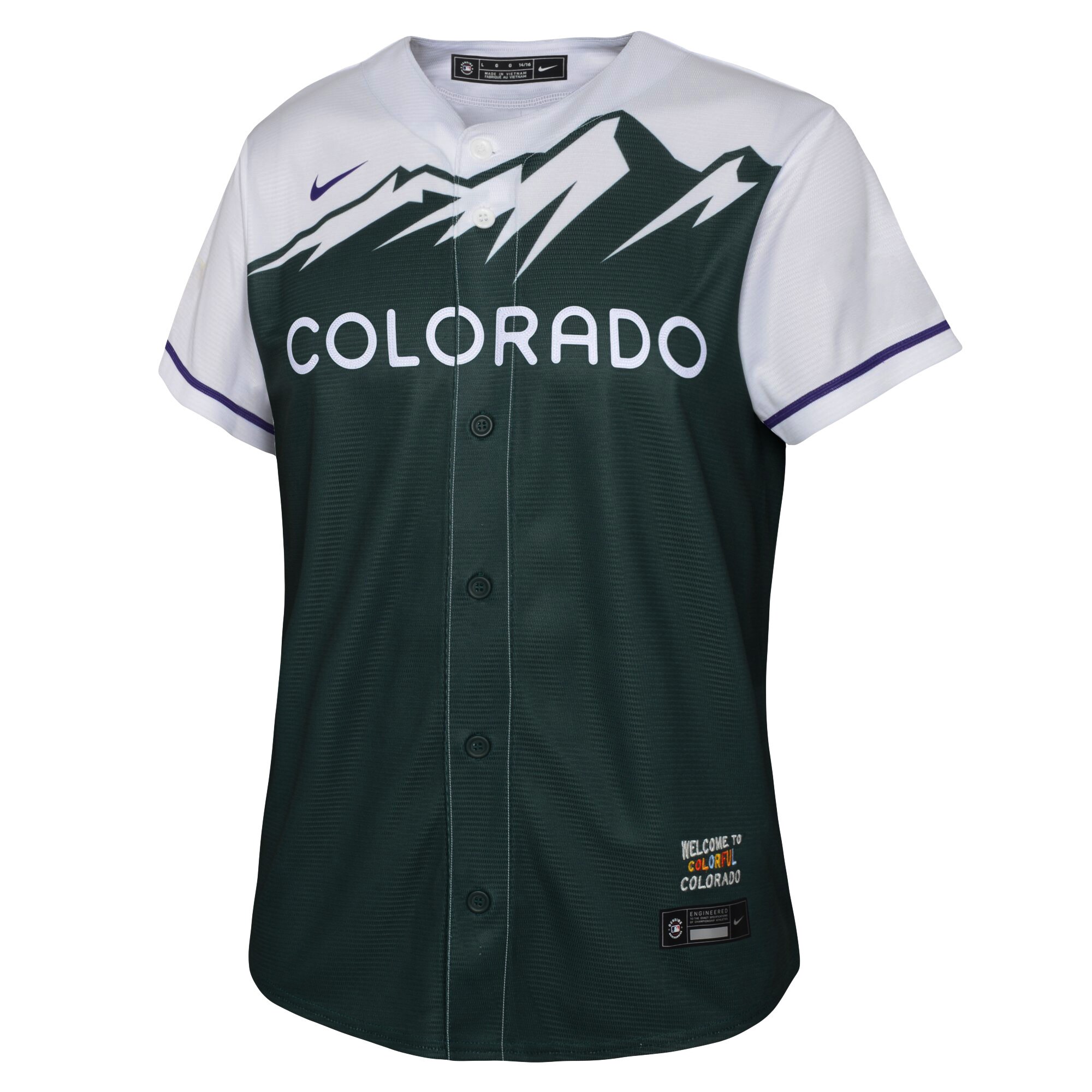 Kris Bryant Colorado Rockies  Youth City Connect Replica Player Jersey - Green
