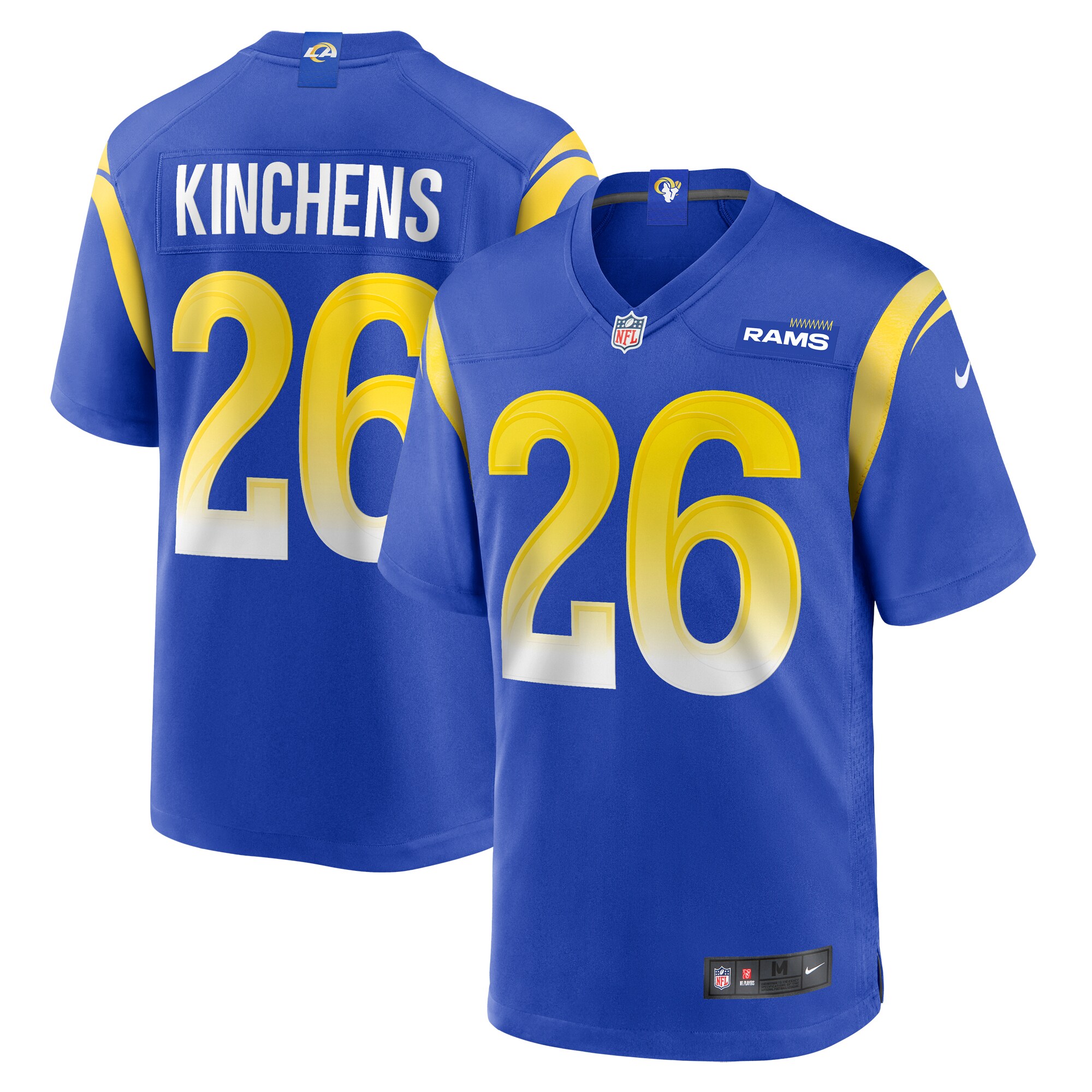 Kamren Kinchens Los Angeles Rams  Team Game Jersey -  Royal