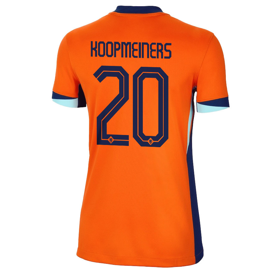 Teun Koopmeiners 20 Netherlands National Team 2024/25 Home WOMEN Jersey - Orange