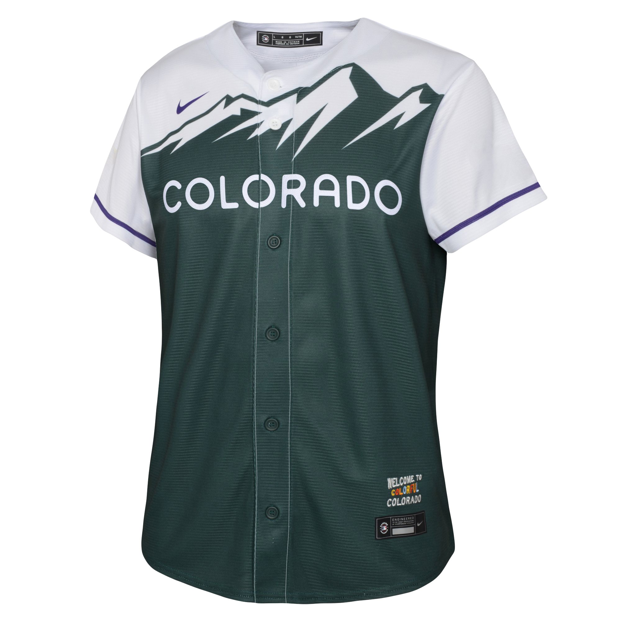 Kris Bryant Colorado Rockies  Youth City Connect Replica Player Jersey - Green