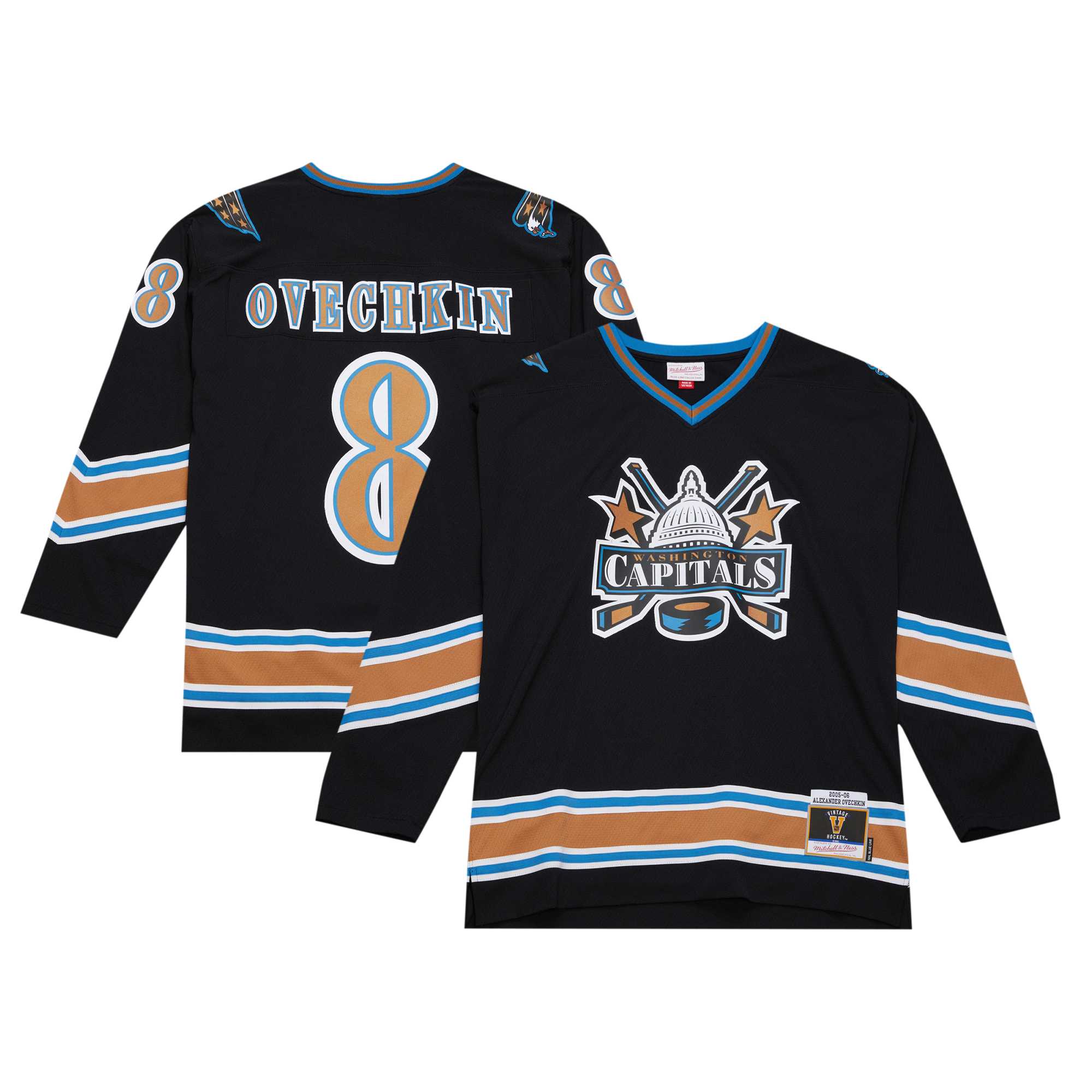 Alexander Ovechkin Washington Capitals Mitchell & Ness  2005\/06 Blue Line Player Jersey - Black