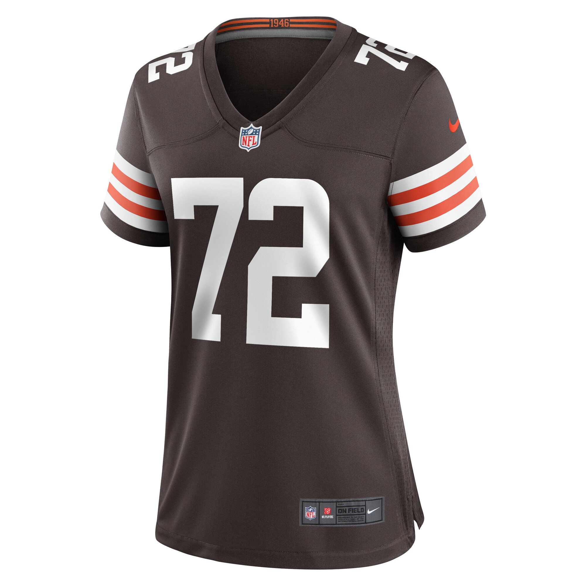 Ty Nsekhe Cleveland Browns  Women's  Game Jersey -  Brown