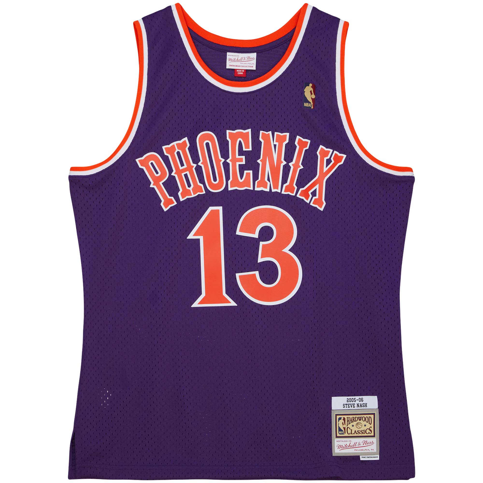 Steve Nash Phoenix Suns Mitchell & Ness 2001\/02 Hardwood Classics Swingman Jersey - Purple