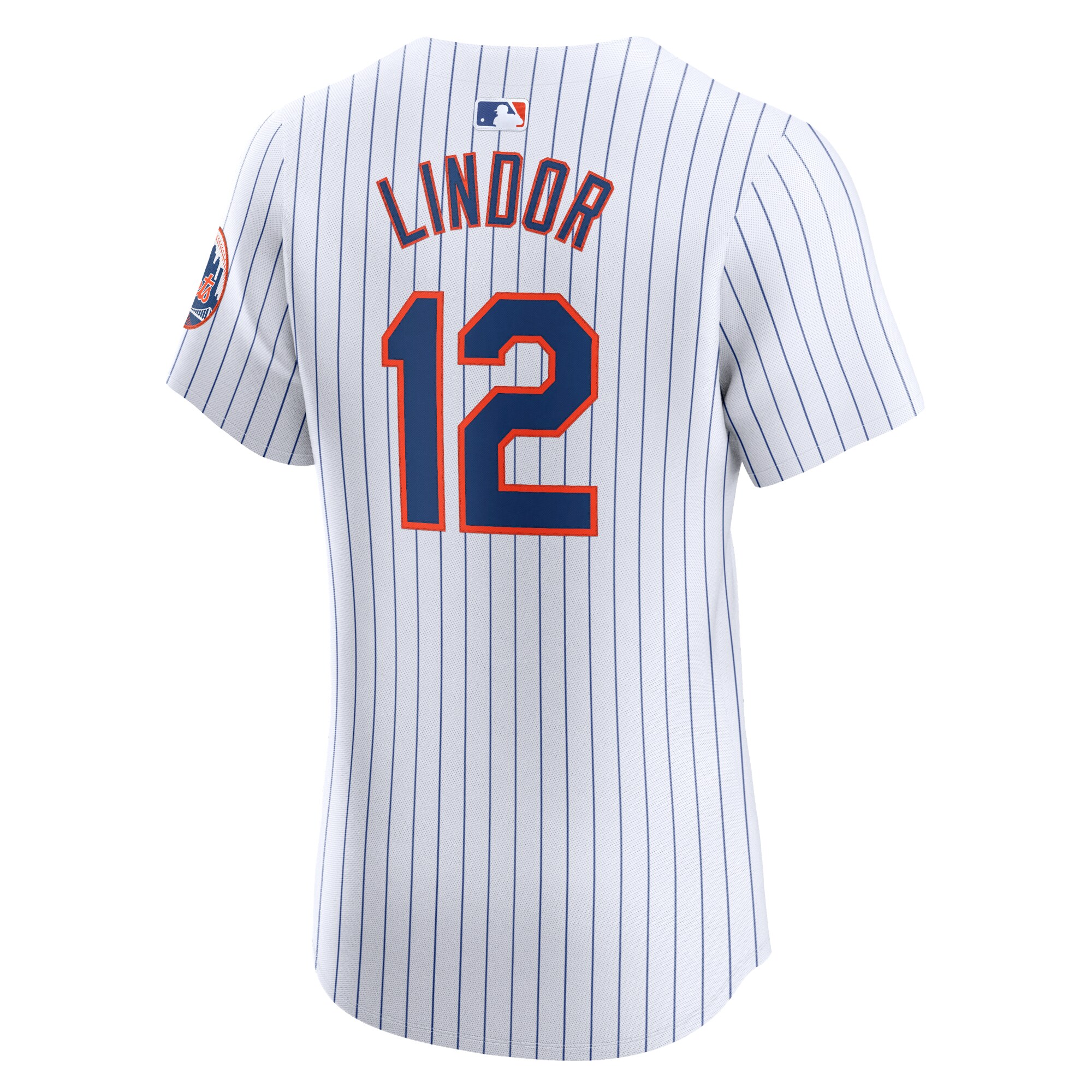 Francisco Lindor New York Mets  Home Elite Jersey - White