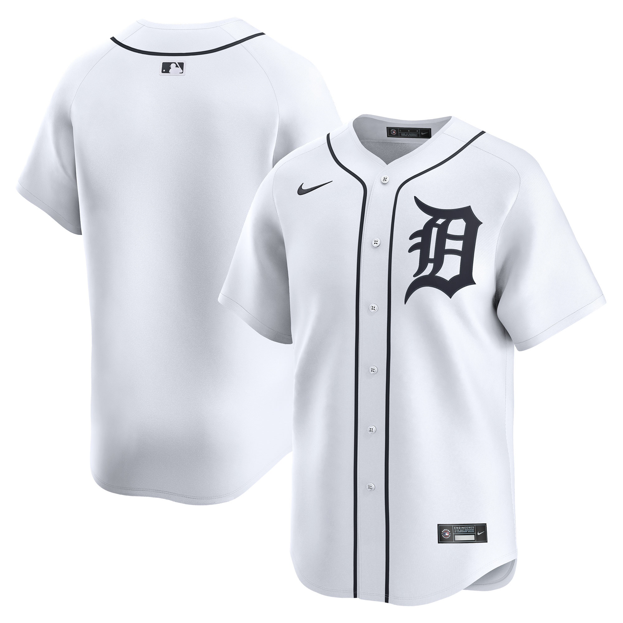 Detroit Tigers  Home Limited Jersey - White