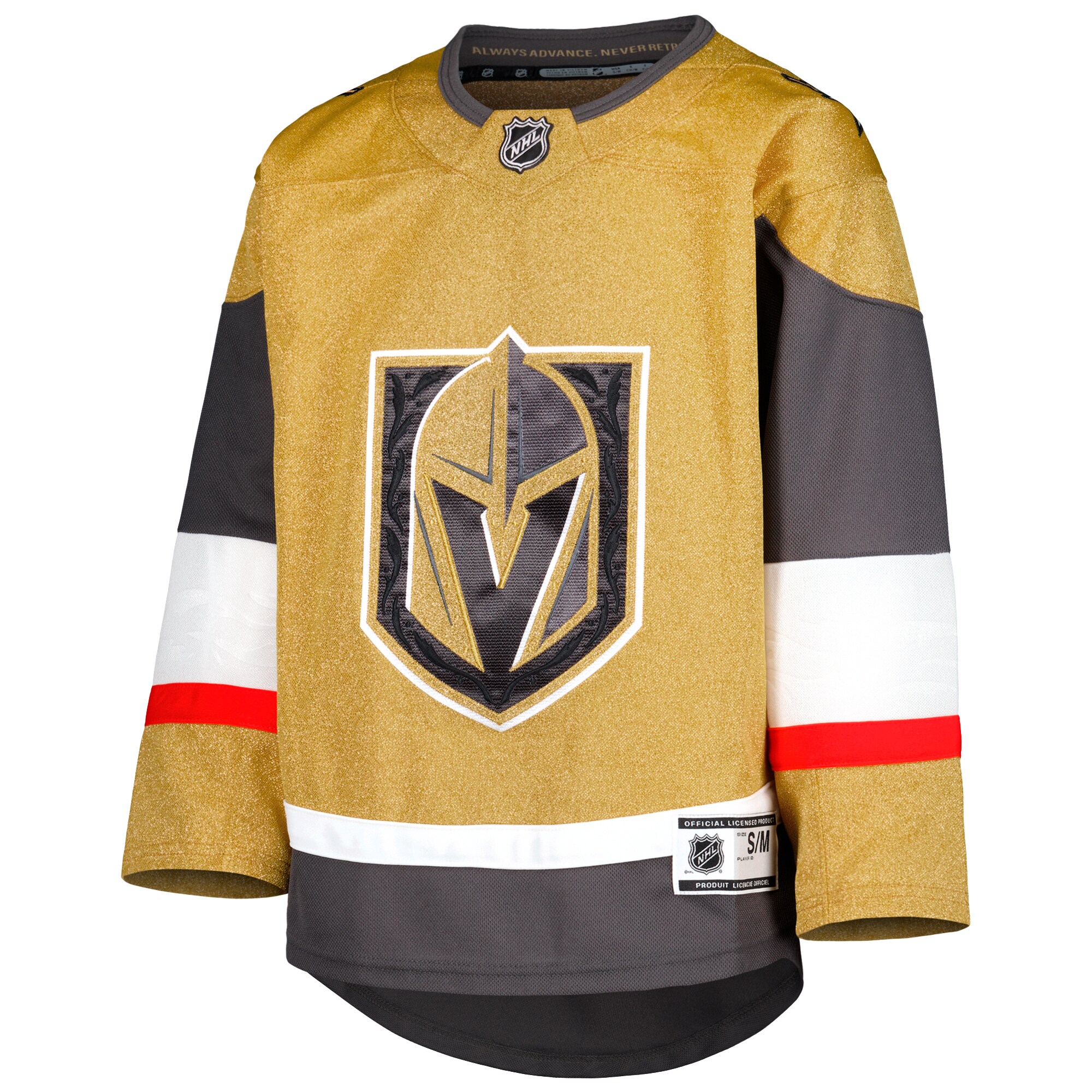 Vegas Golden Knights Youth 2021\/22 Home Premier Jersey - Gold