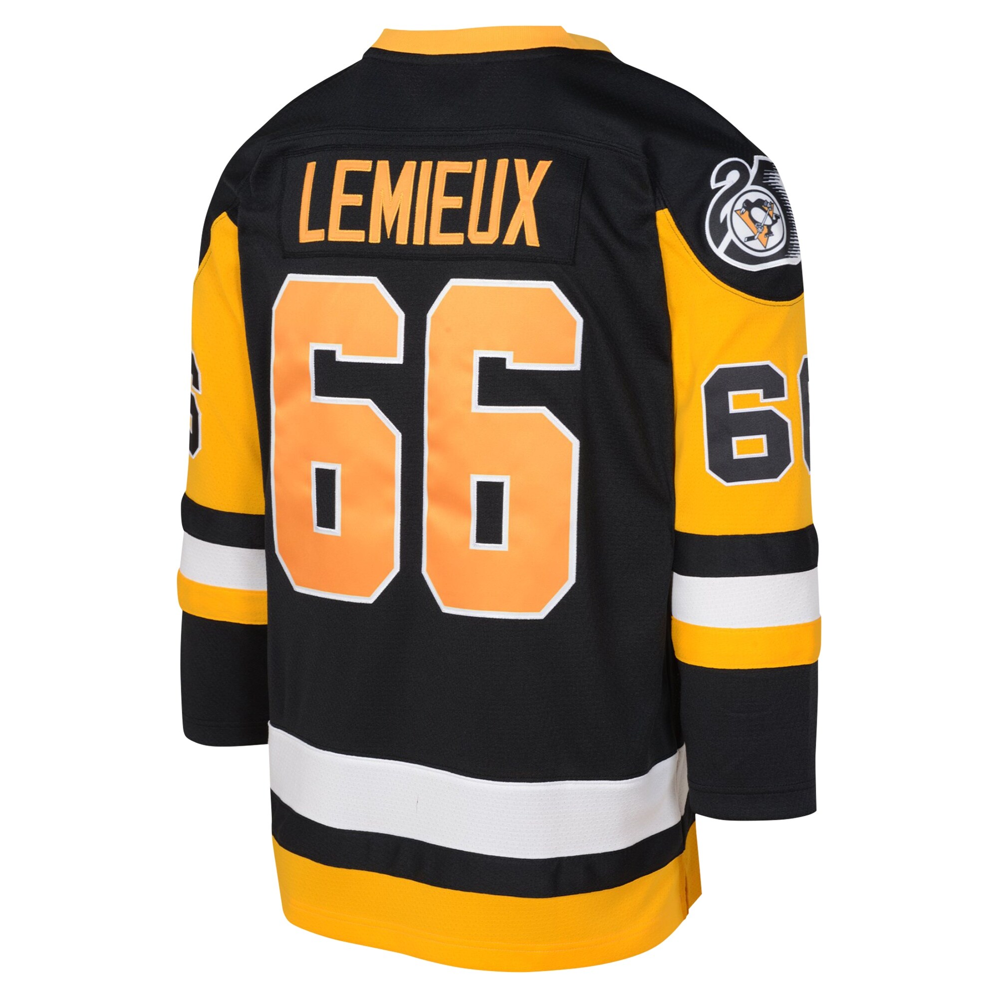 Mario Lemieux Pittsburgh Penguins Mitchell & Ness Youth 1991-92 Blue Line Player Jersey - Black