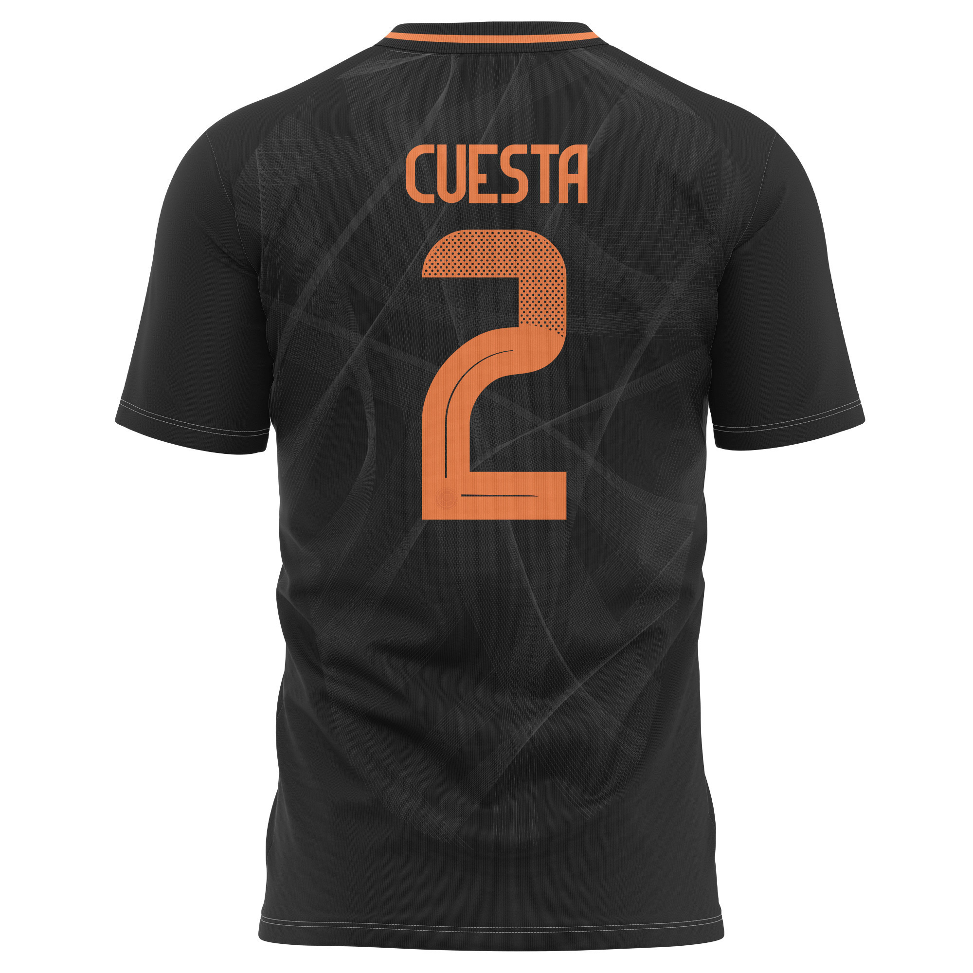 Carlos Cuesta 2 Colombia National Team 2024 Away Kits AOP T-shirt - Black