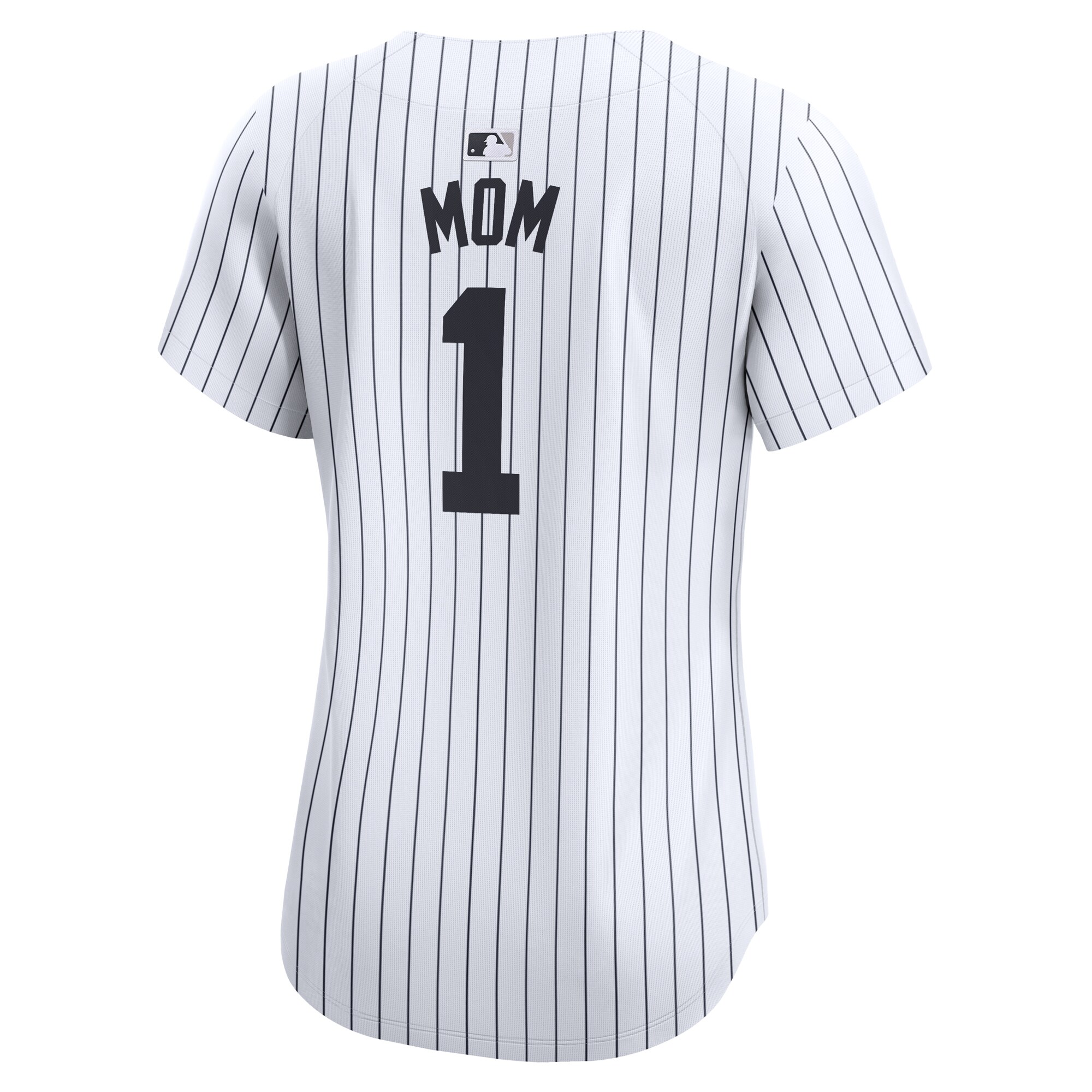 New York Yankees  Women's #1 Mom Home Limited Jersey - White