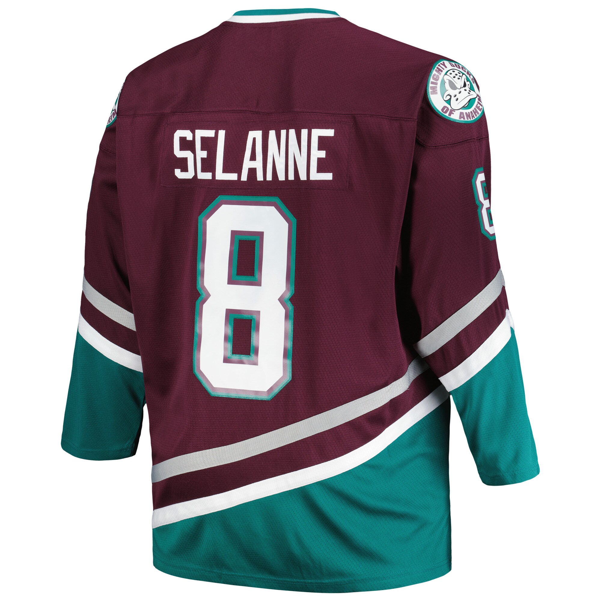 Teemu Selanne Anaheim Ducks Mitchell & Ness Big & Tall   Blue Line Player Jersey - Purple