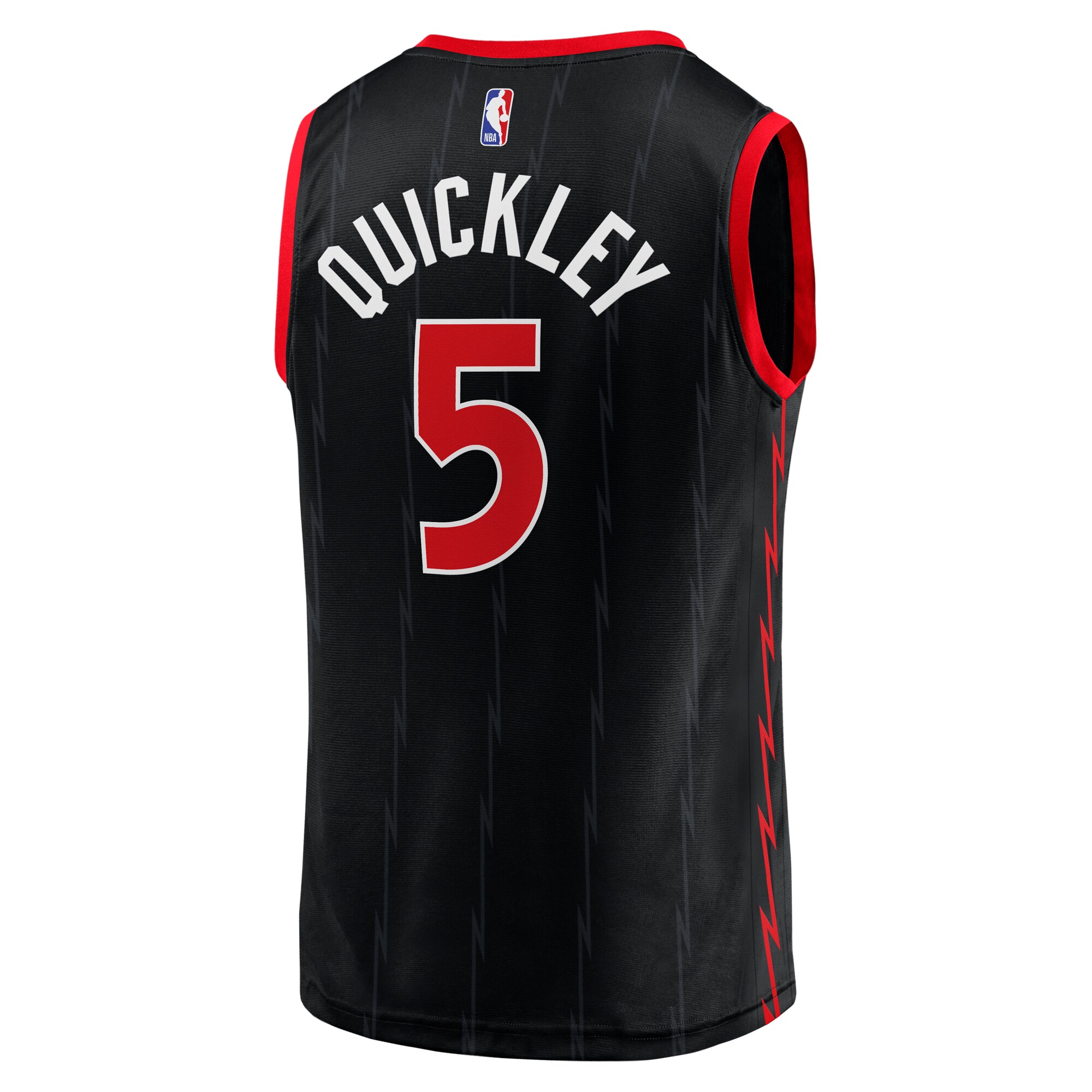 Immanuel Quickley Toronto Raptors Fanatics Fast Break Player Jersey - Statement Edition - Black